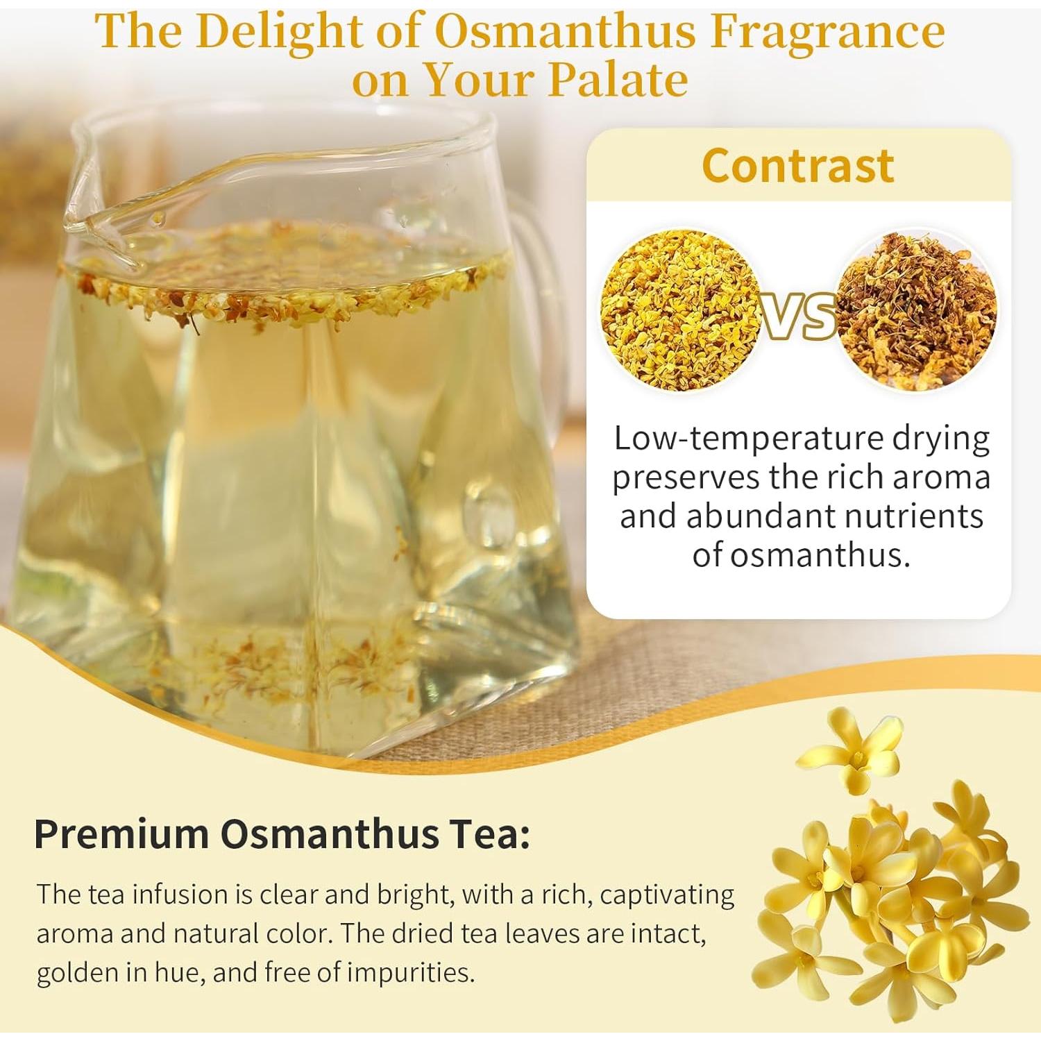 Té de Osmanthus Hee Creek 100g - Flor Seco Natural