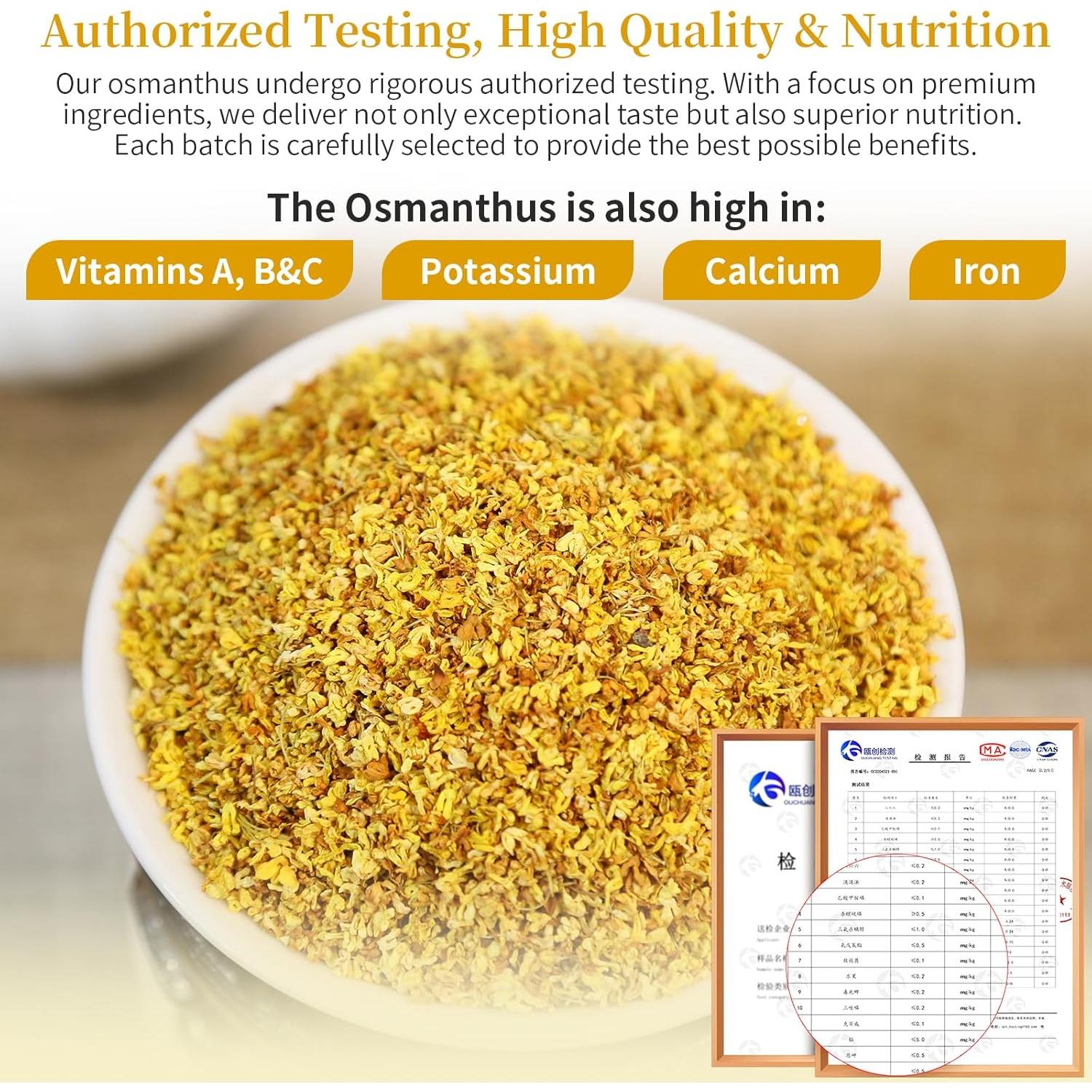 Té de Osmanthus Hee Creek 100g - Flor Seco Natural