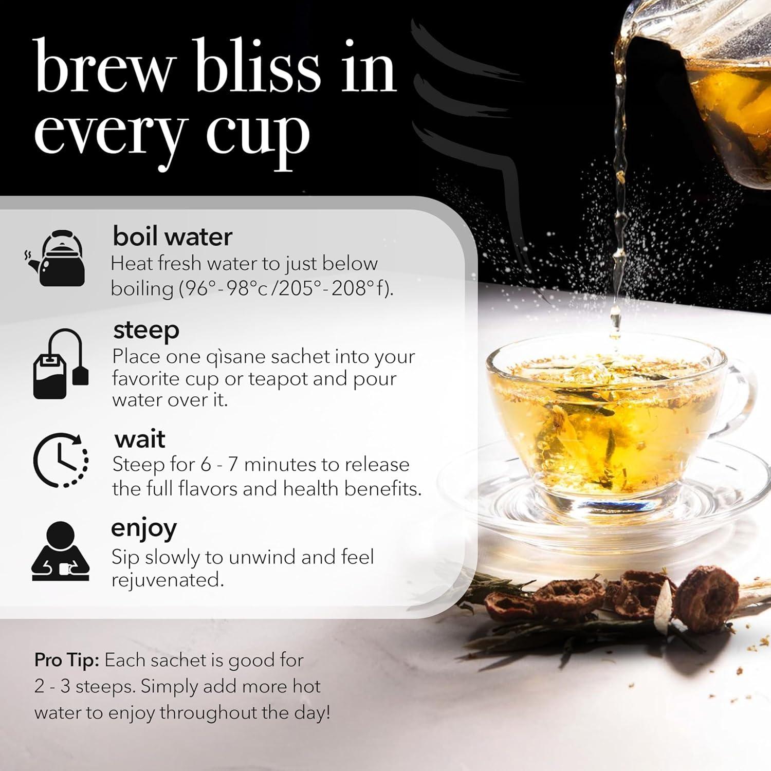 Té de Baya de Espino Qisane con Osmanthus - 10 Saquitos