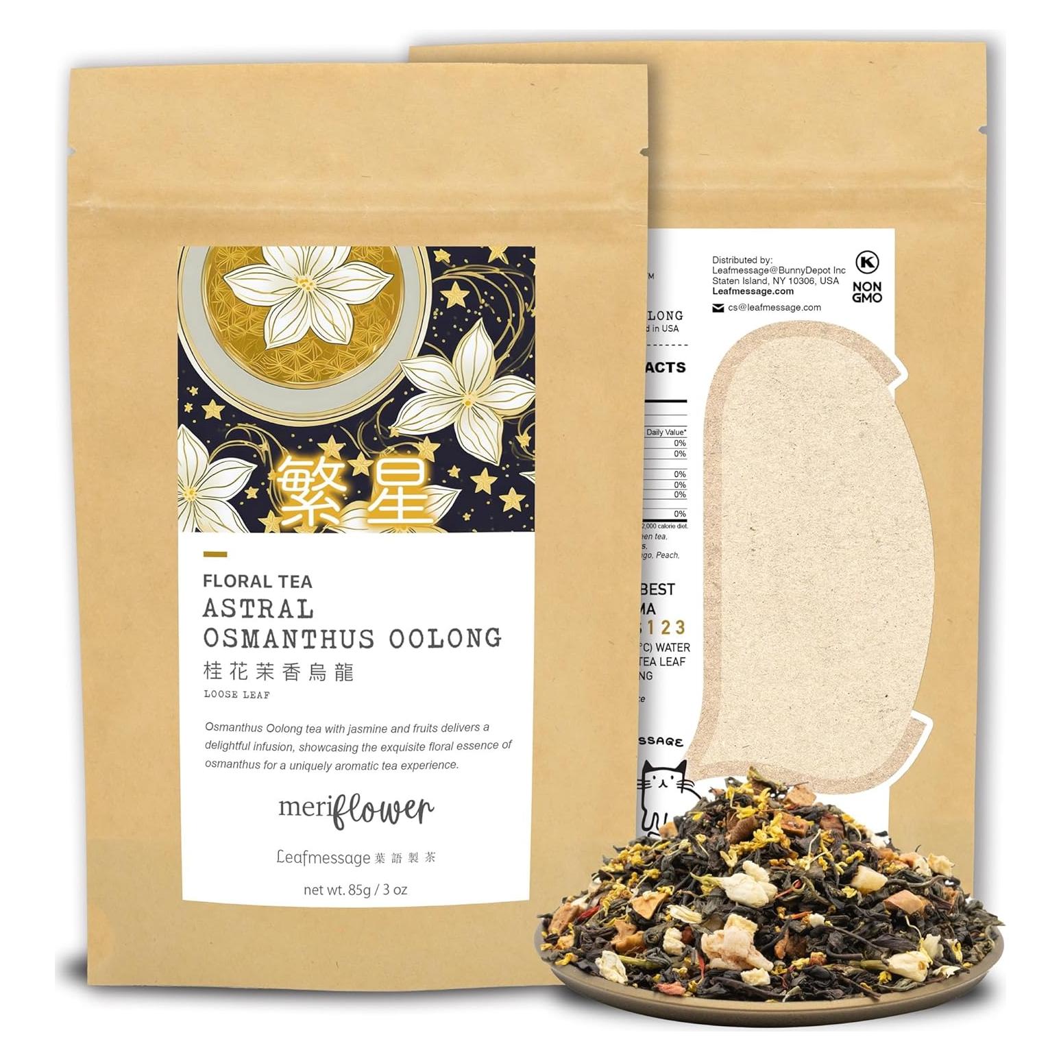 Té Floral Meriflower Leafmessage Osmanthus Oolong 85g