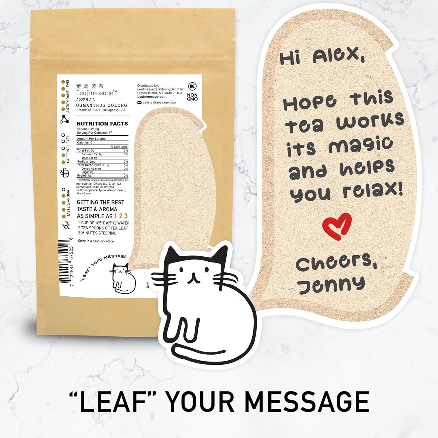 Té Floral Meriflower Leafmessage Osmanthus Oolong 85g