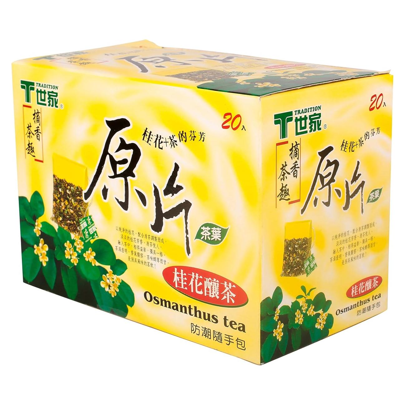 Té Oolong con Flor de Osmanthus Tradition - 20 Bolsitas