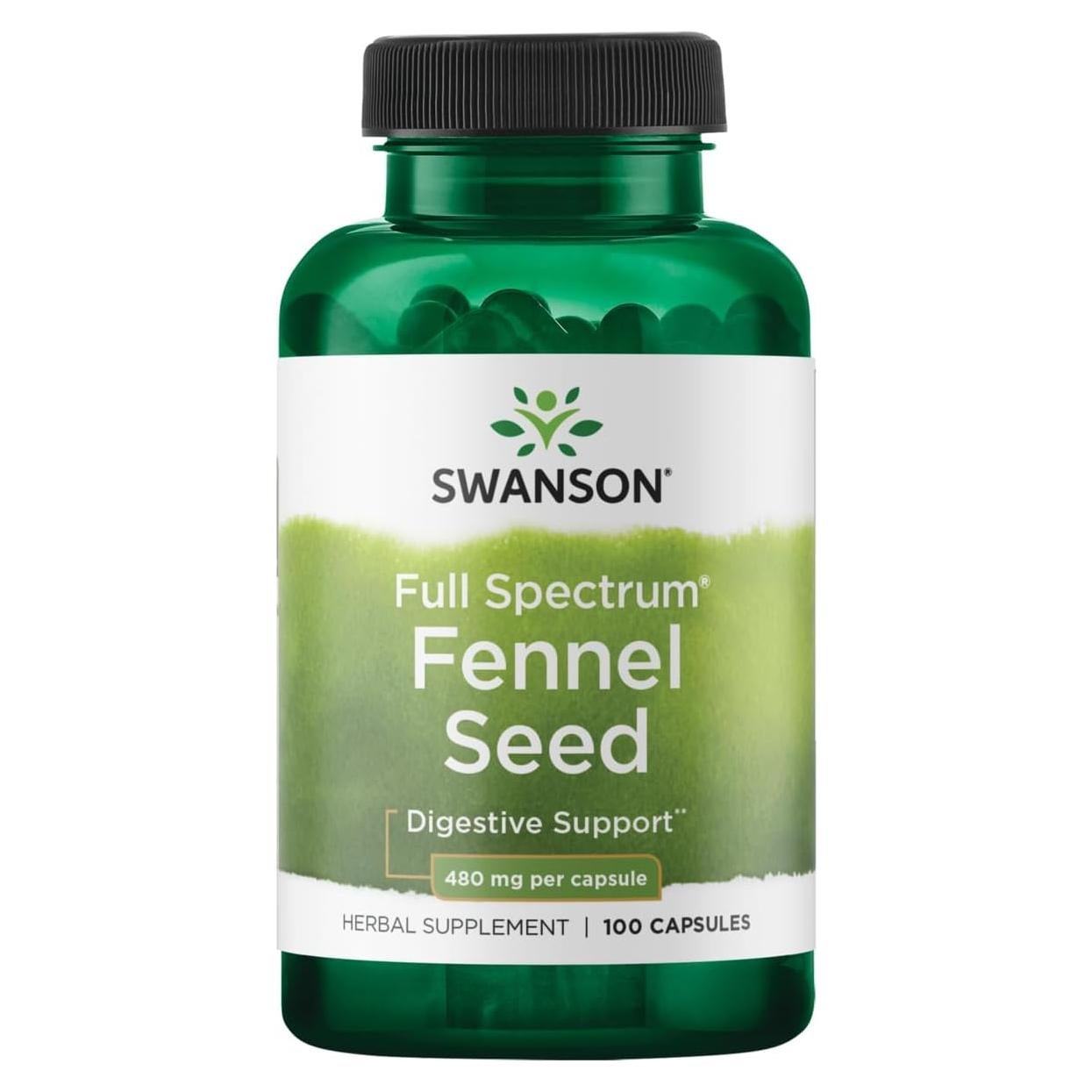 Cápsulas de Hinojo Swanson 480 mg - 100 Unidades