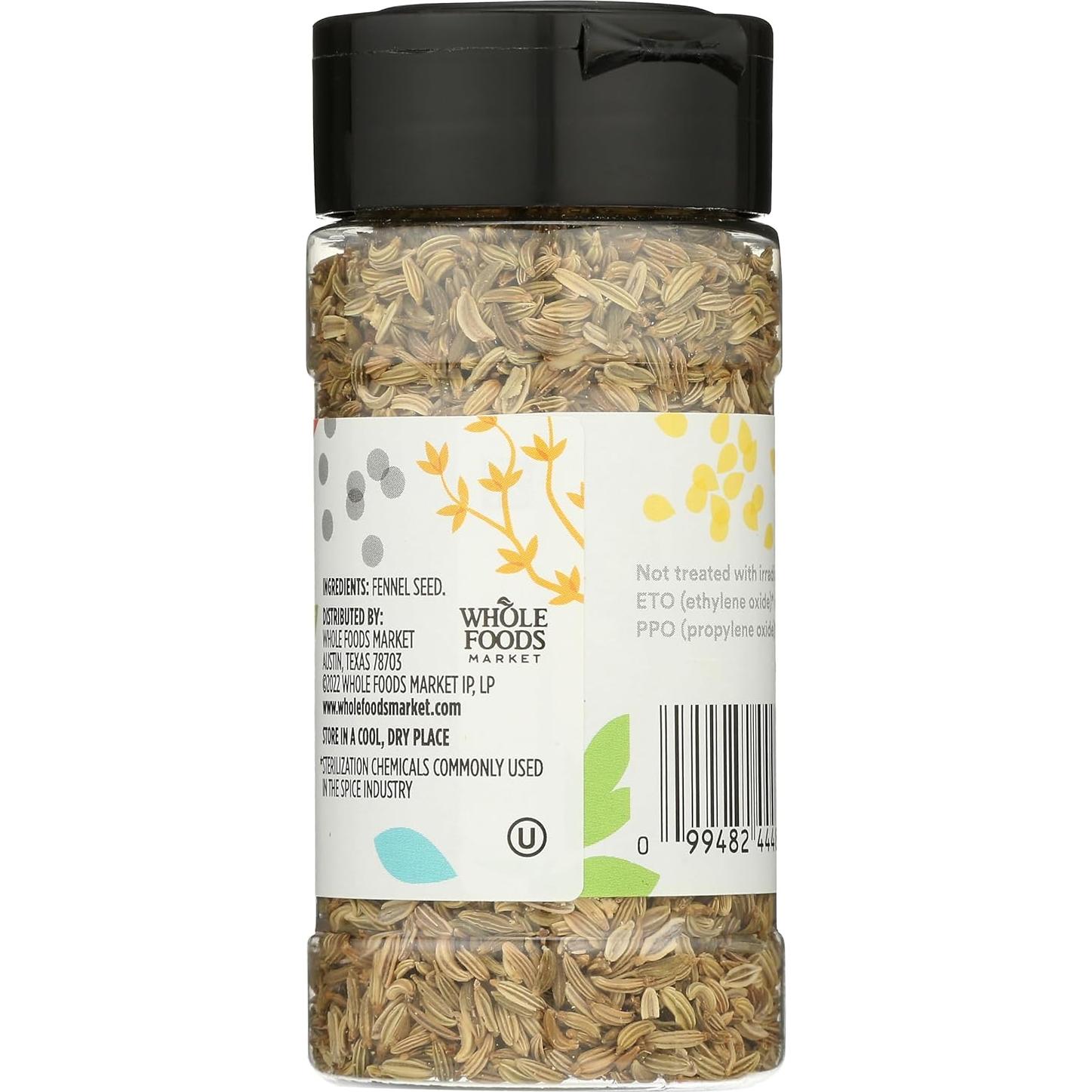 Semillas de Hinojo 365 Whole Foods 30.9 g - Sin Aditivos