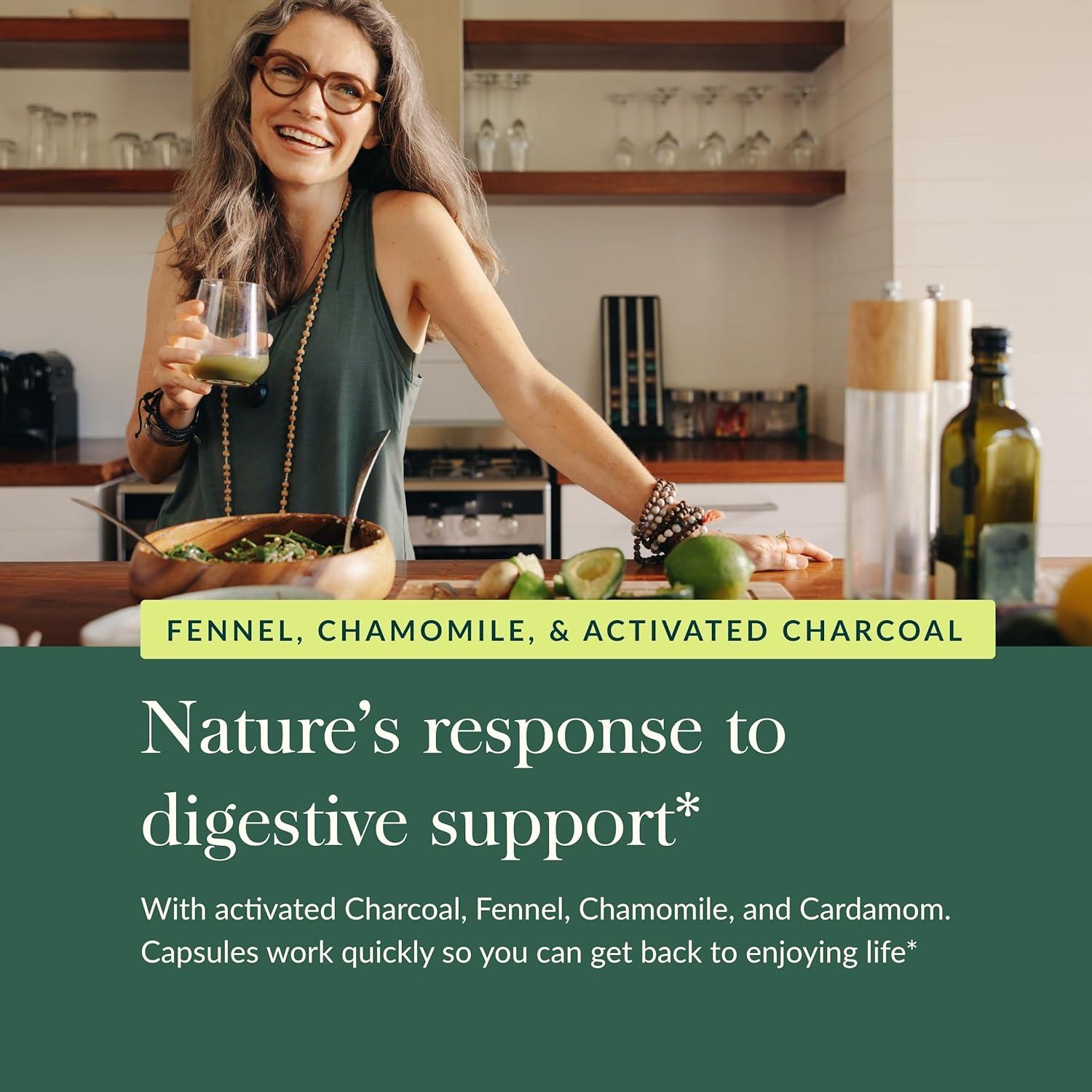 Gaia Herbs Gas & Bloating 50 Cápsulas Veganas - Alivio Digestivo