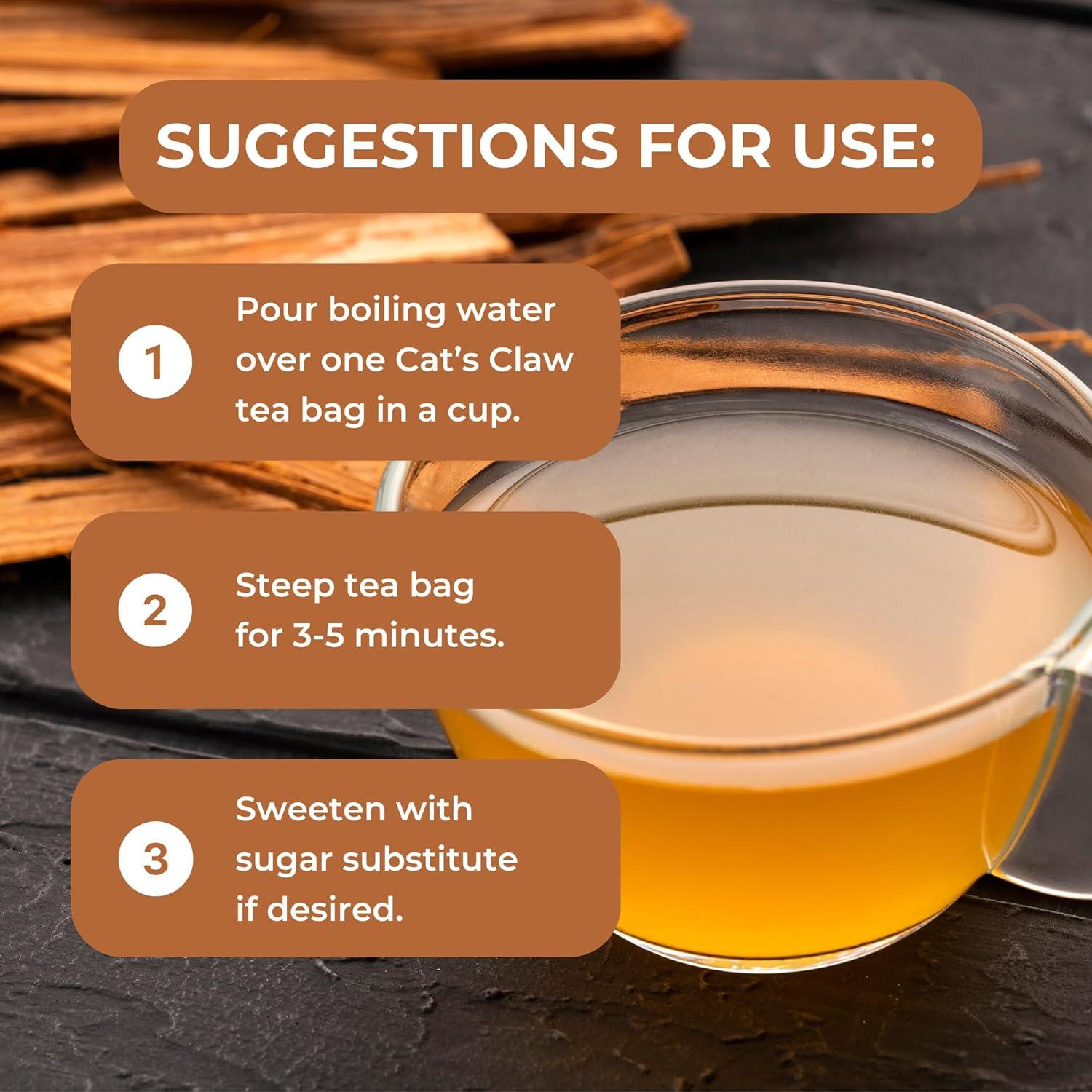 Té Uña de Gato Hanan 25 Bolsitas - Suplemento Herbal Peruano