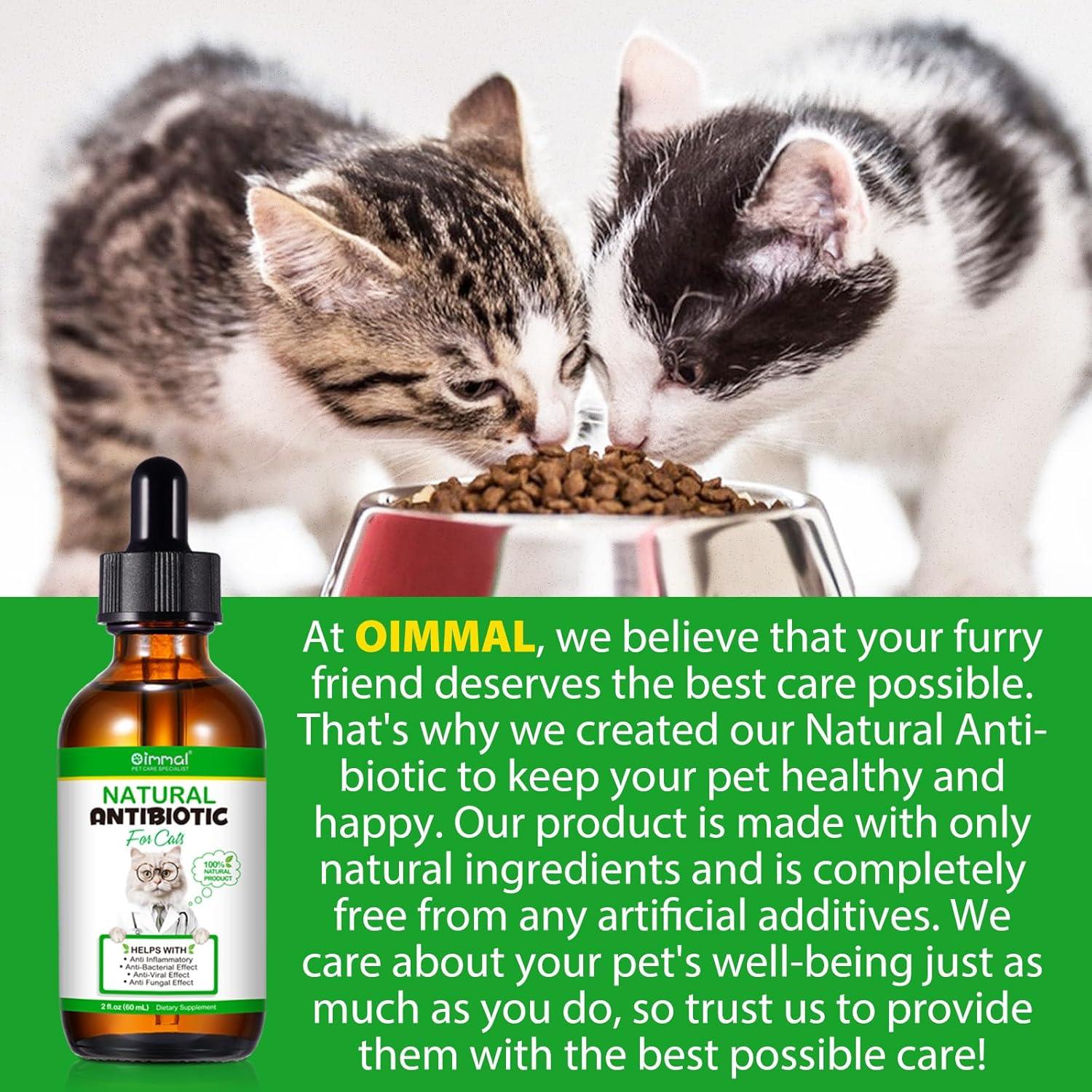 Antibiótico Natural para Gatos 60ML - Suplemento Premium