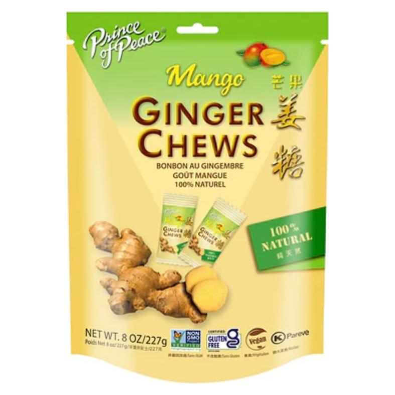 Caramelos de Jengibre Príncipe de la Paz con Mango 226.8 g