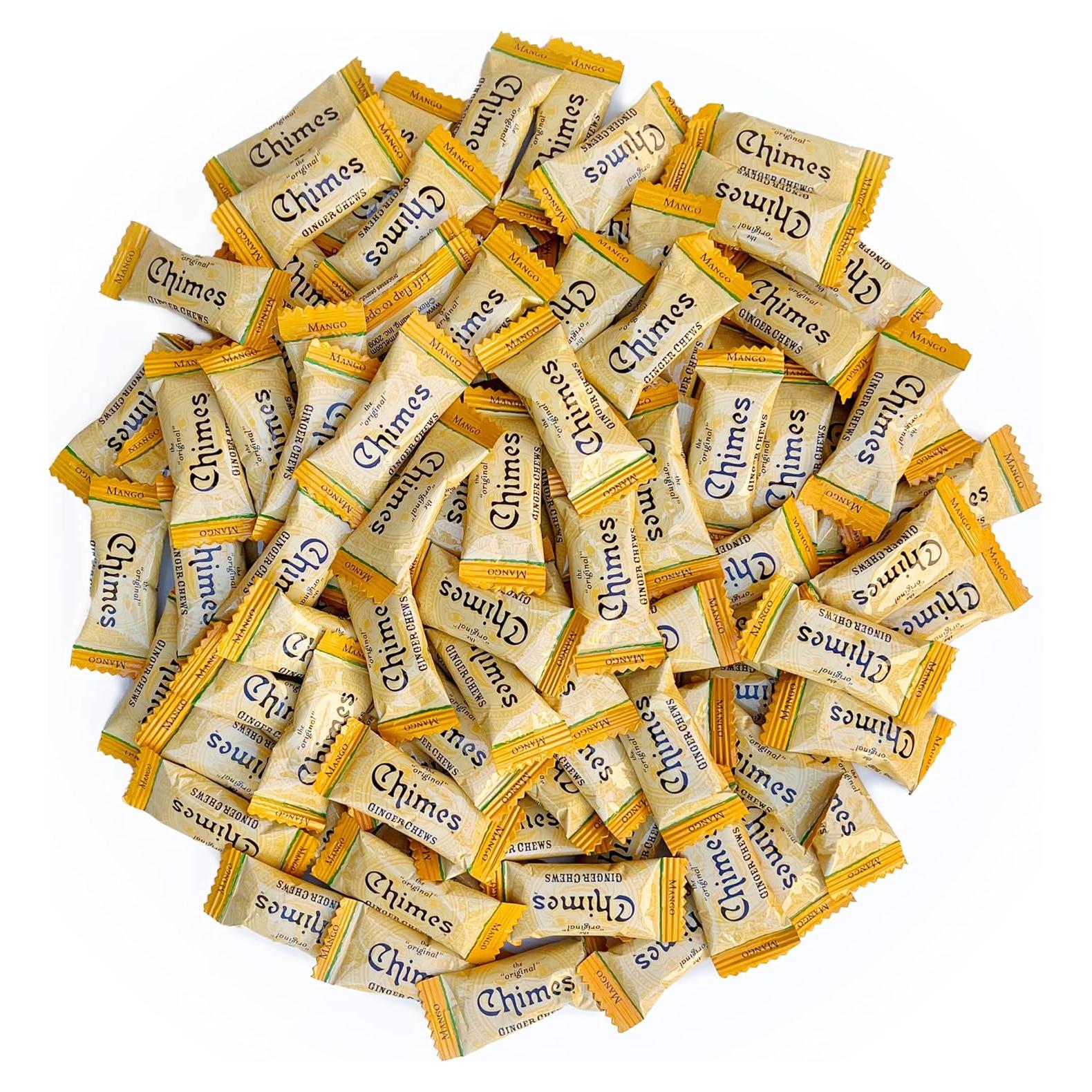 Chimes Chews Jengibre Mango 453g Bolsa Natural