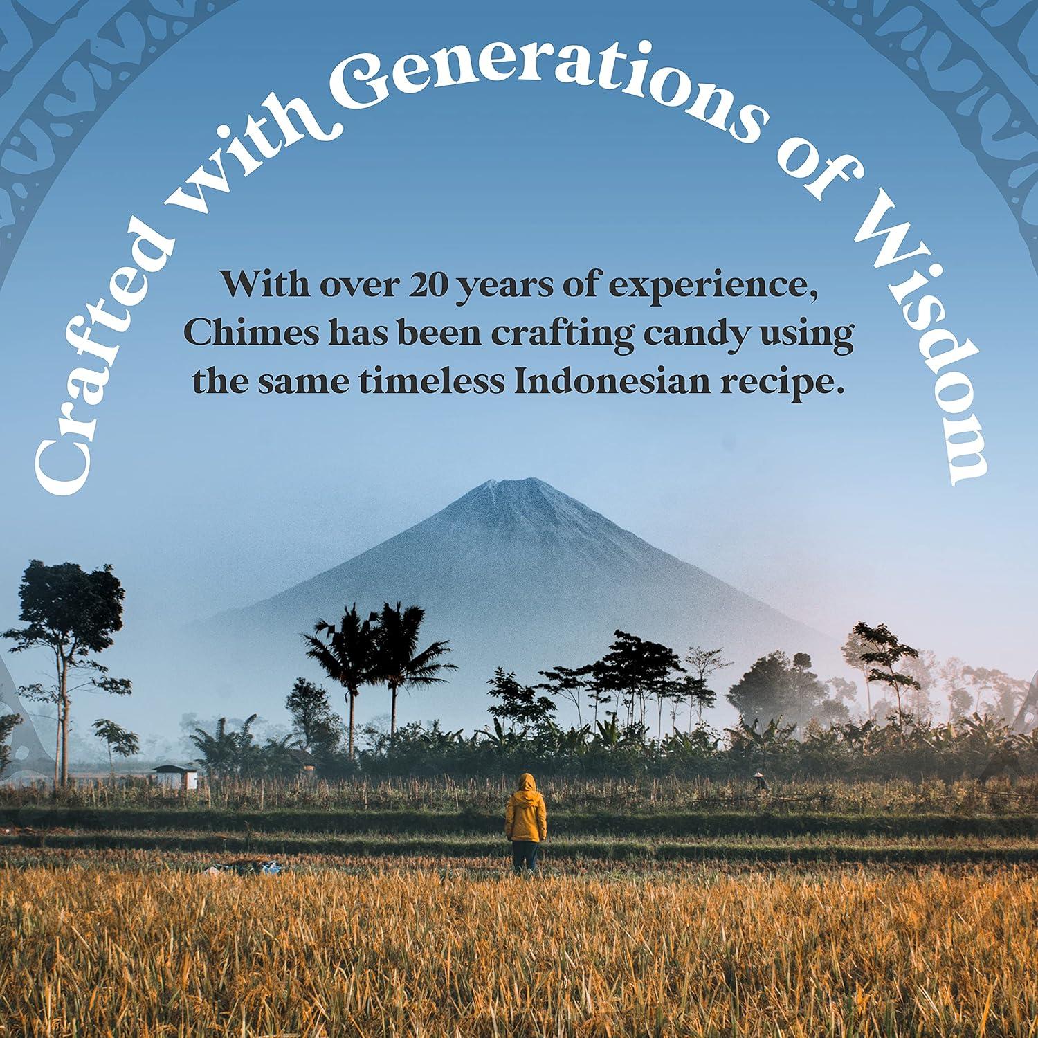 Chimes Chews Jengibre Mango 453g Bolsa Natural