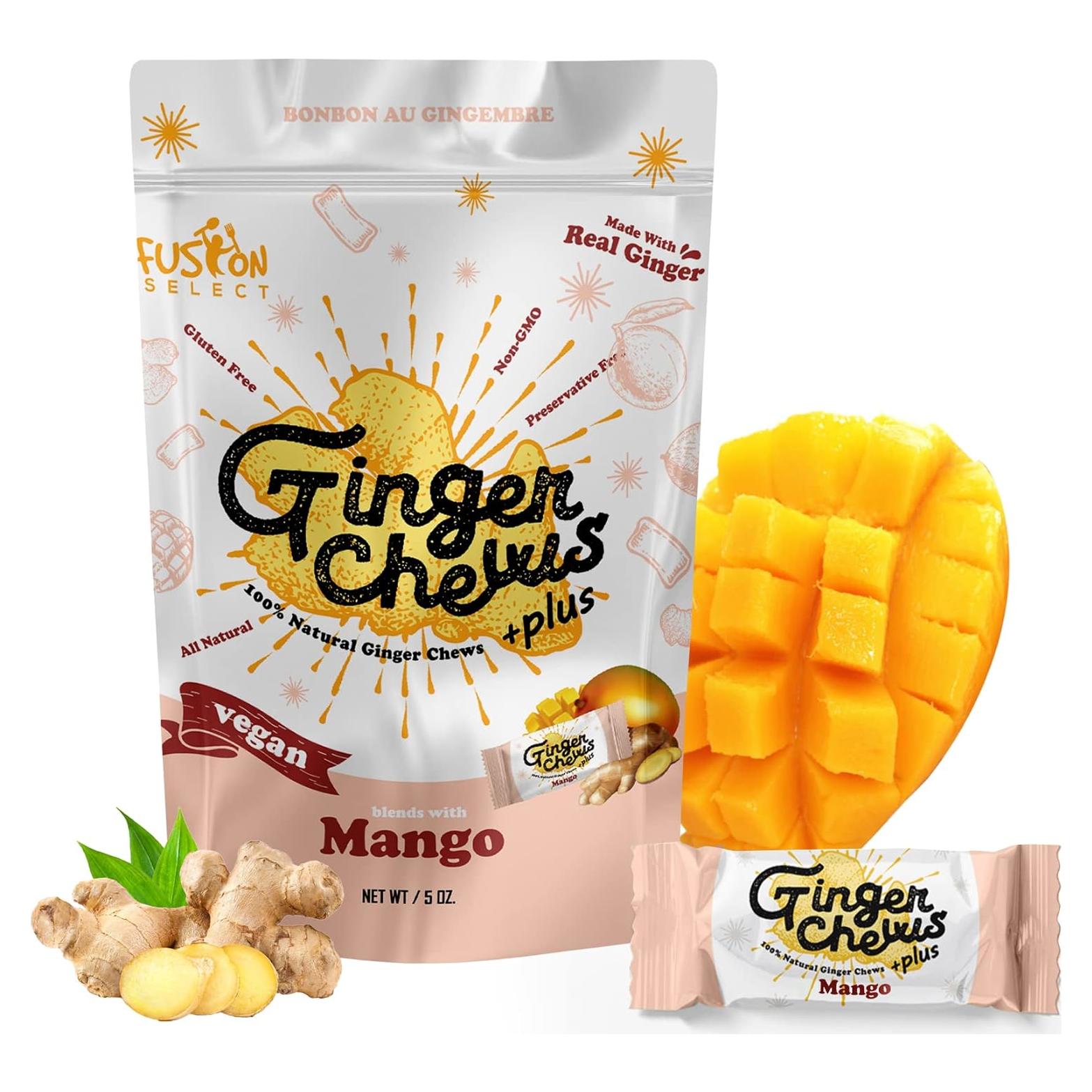 Caramelos de Jengibre Mango Fusion Select - 141.75g Vegano
