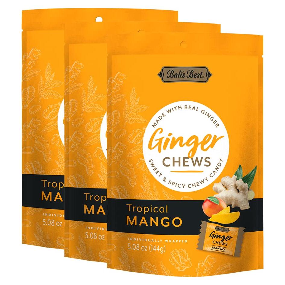 Caramelos de Jengibre Los Mejores de Bali Sabor Mango 432g