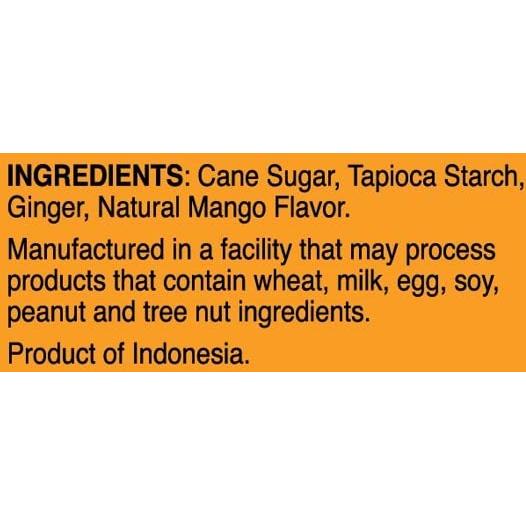 Caramelos de Jengibre Los Mejores de Bali Sabor Mango 432g