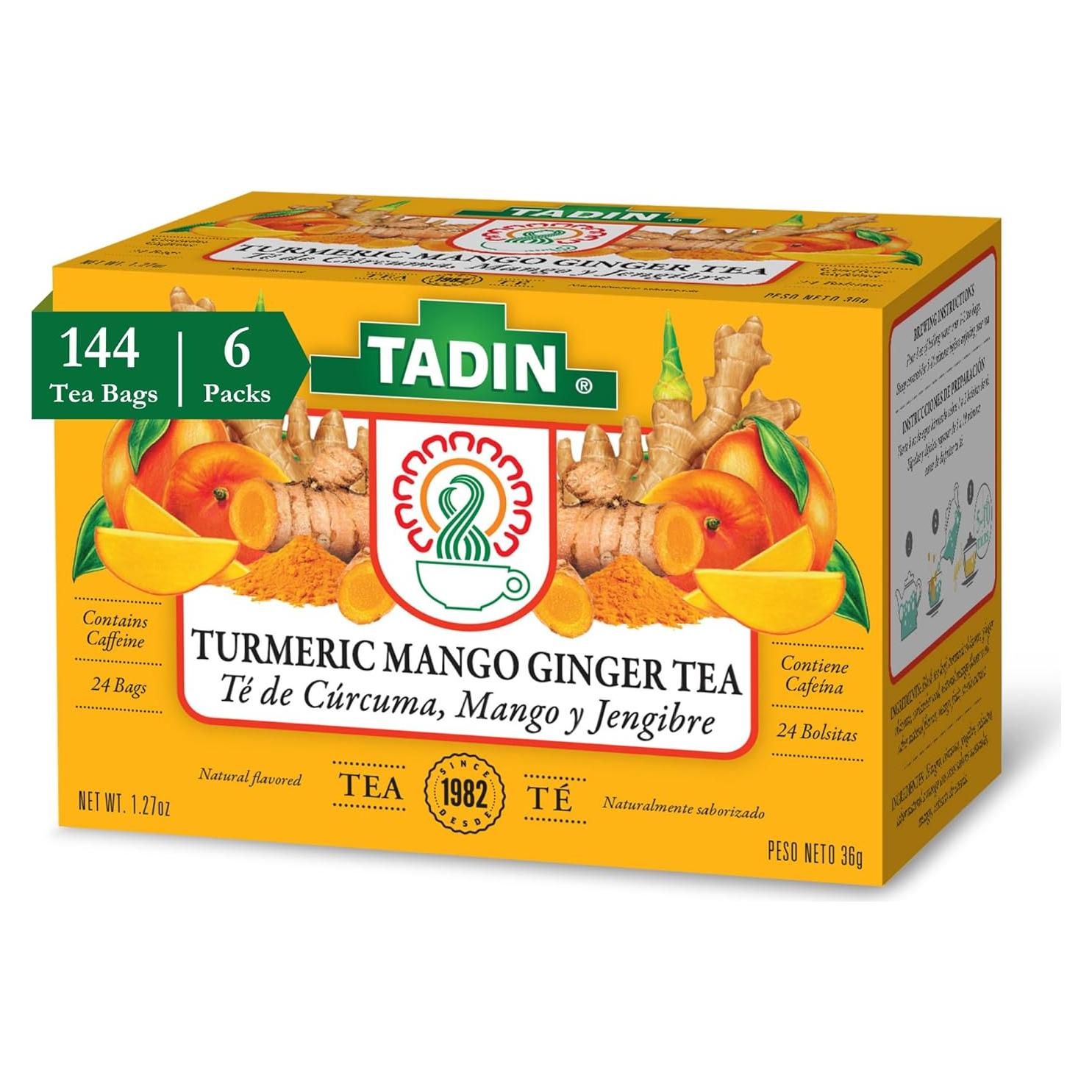 Té de Cúrcuma, Mango y Jengibre Tadin - 144 Bolsitas