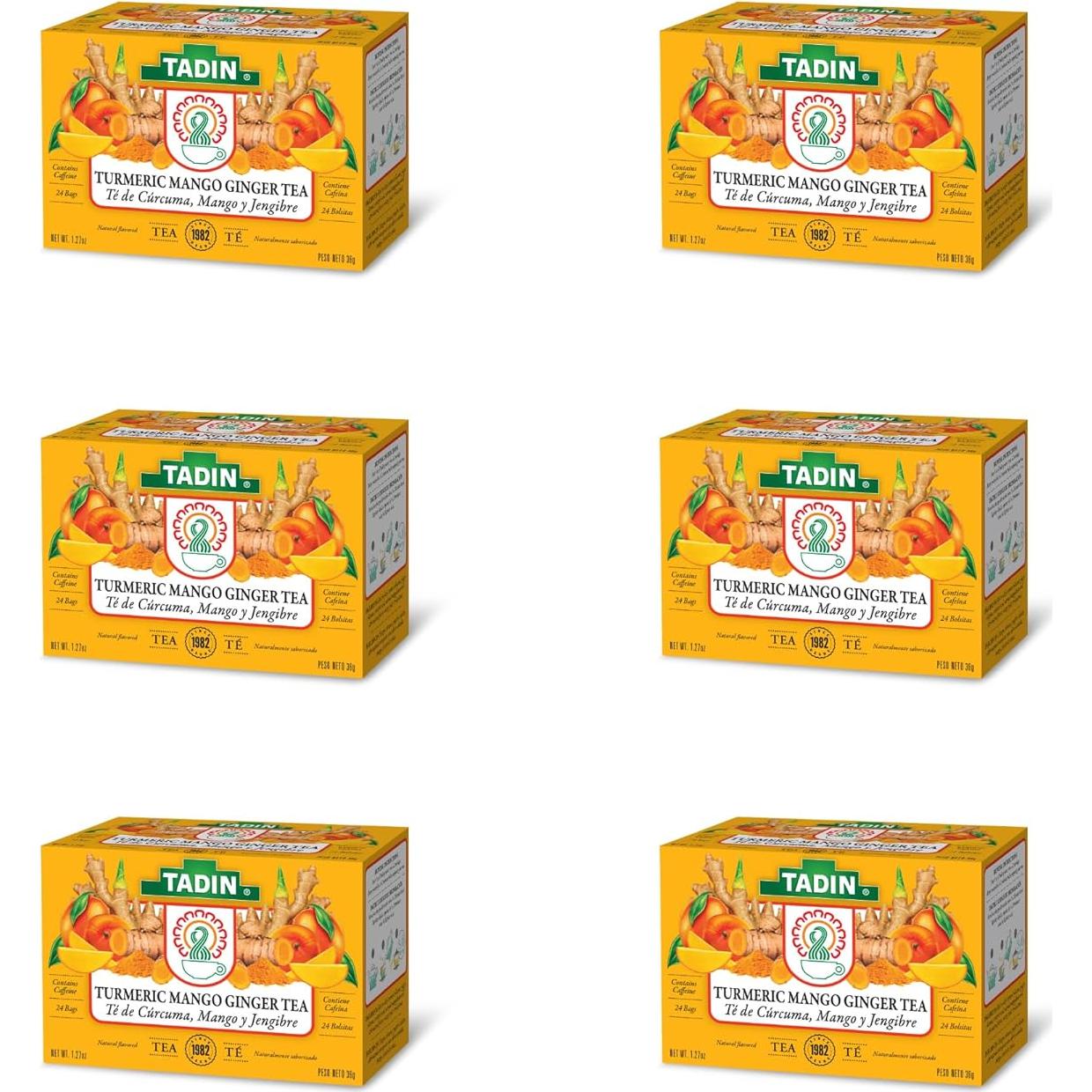 Té de Cúrcuma, Mango y Jengibre Tadin - 144 Bolsitas