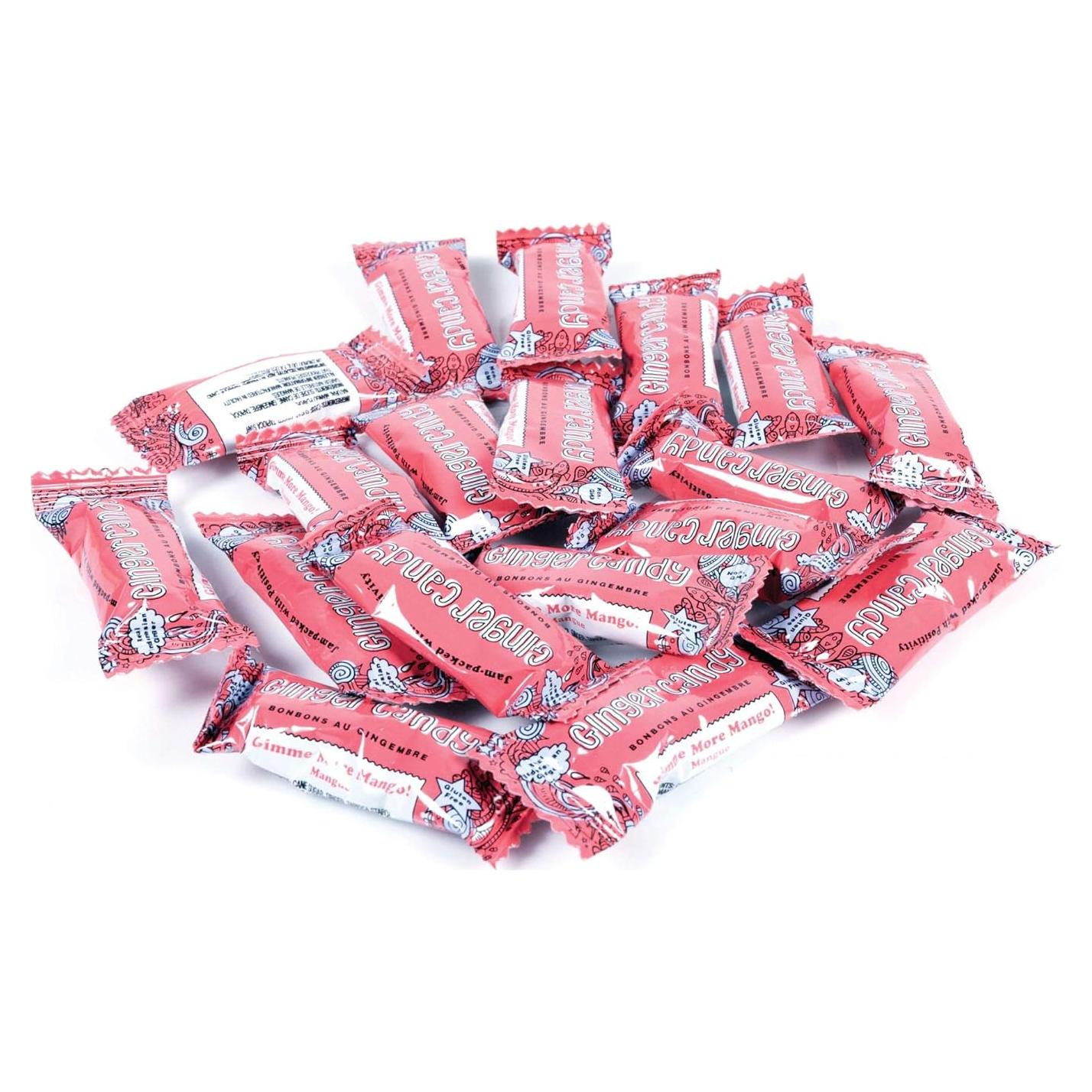 Caramelo de Jengibre Gem Gem 454g Sabor Mango - Vegano