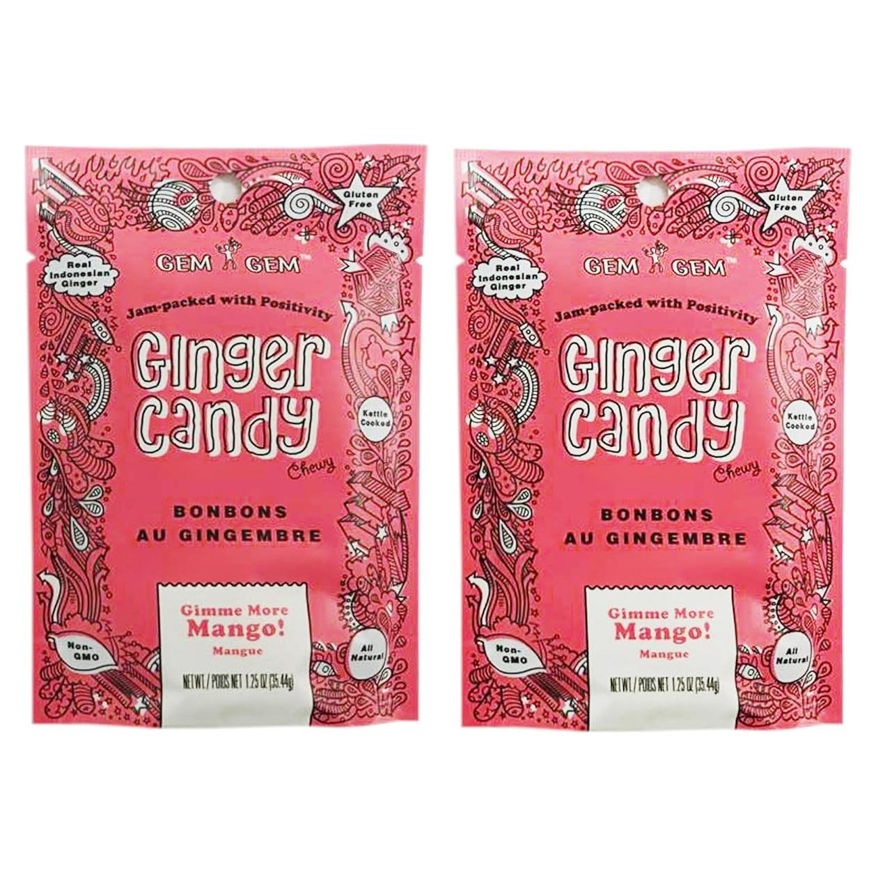 Caramelo de Jengibre Masticable Gem Gem Mango 70.88g