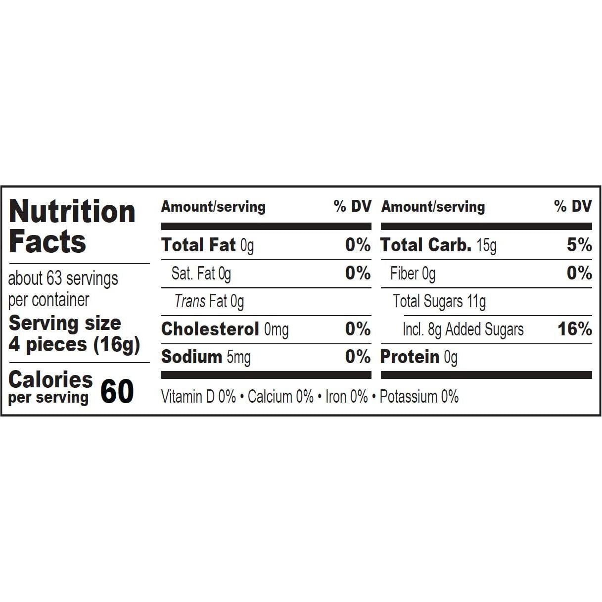 Caramelos de Jengibre Mango Tropical Mejores Jengibre 1 Kg