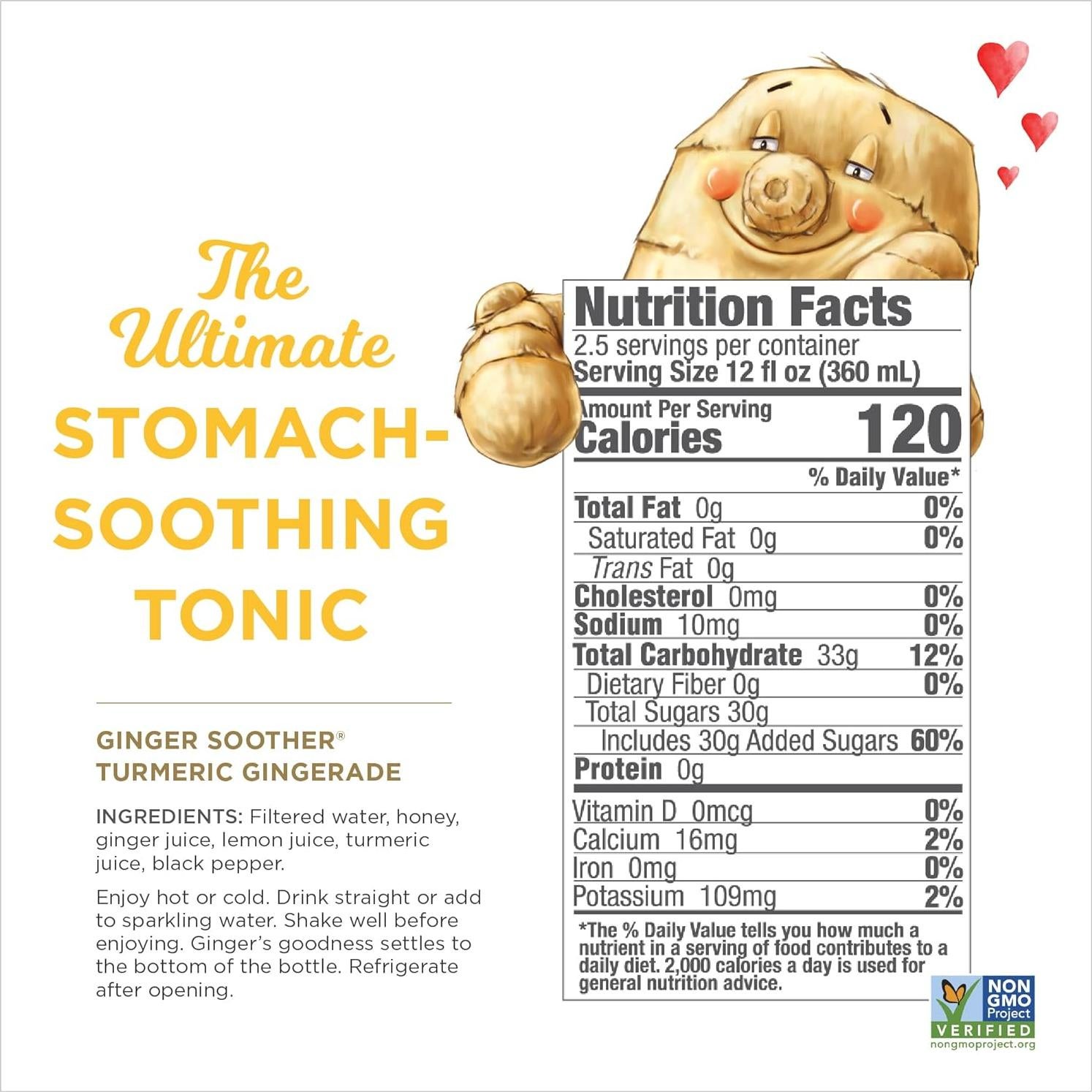 Gingerade de Cúrcuma y Jengibre The Ginger People 946ml