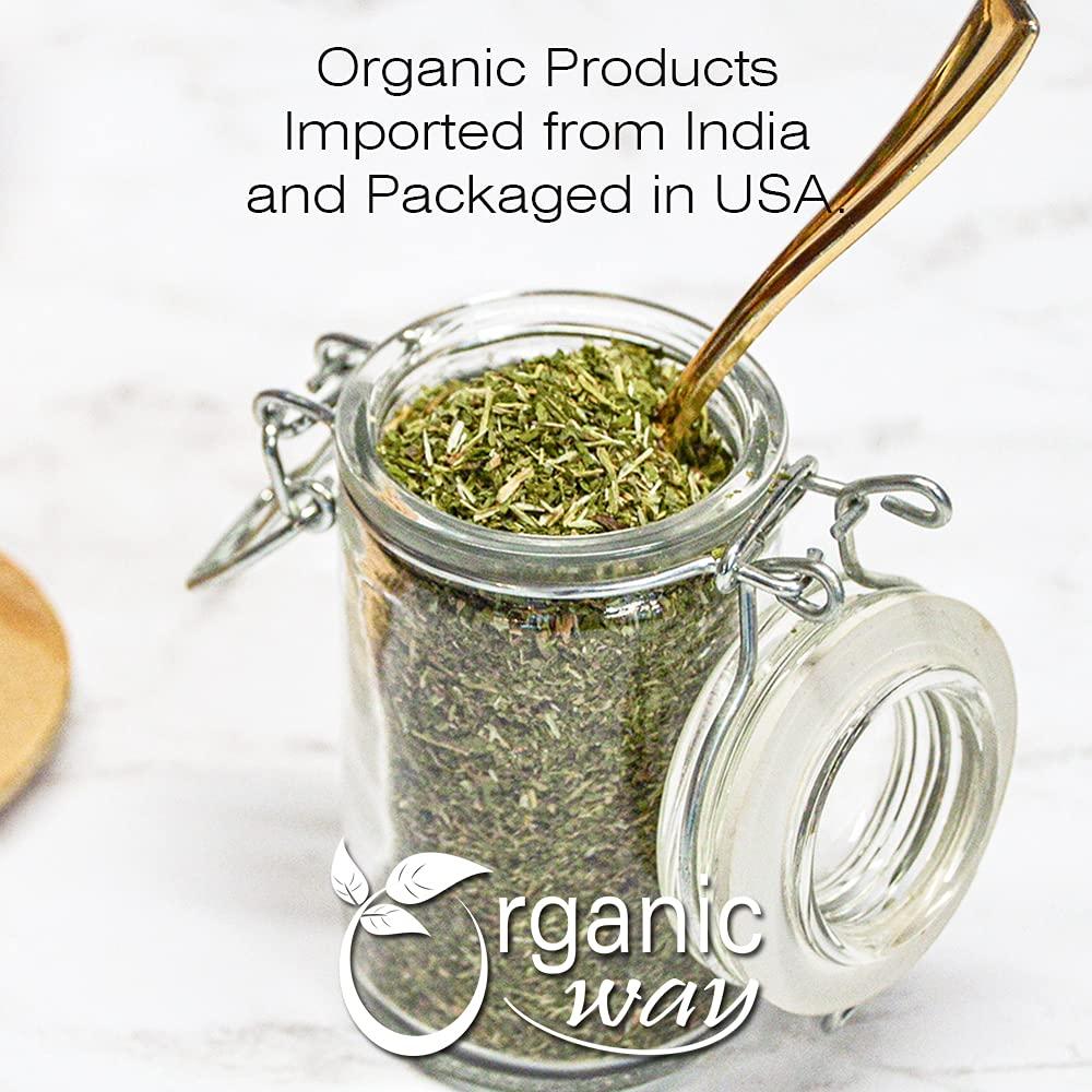 Kola de Gotu Seco Cortada 113.4g - Forma Orgánica - Vegana y Orgánica