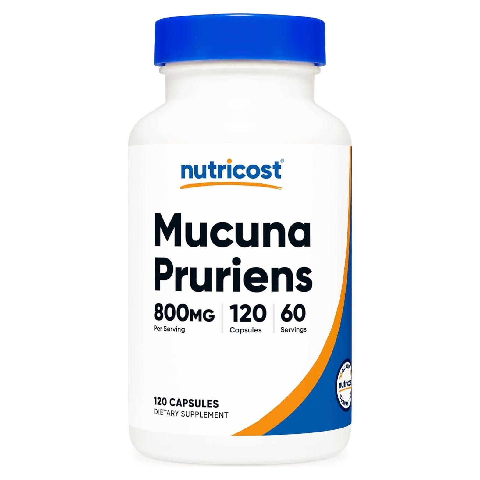 Nutricost Mucuna Pruriens 400mg - 120 Cápsulas Vegetales