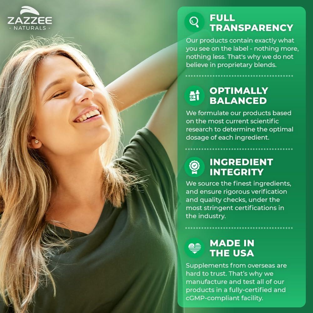 Zazzee Extracto de Mucuna Pruriens 1000 mg 220 Cápsulas Veganas