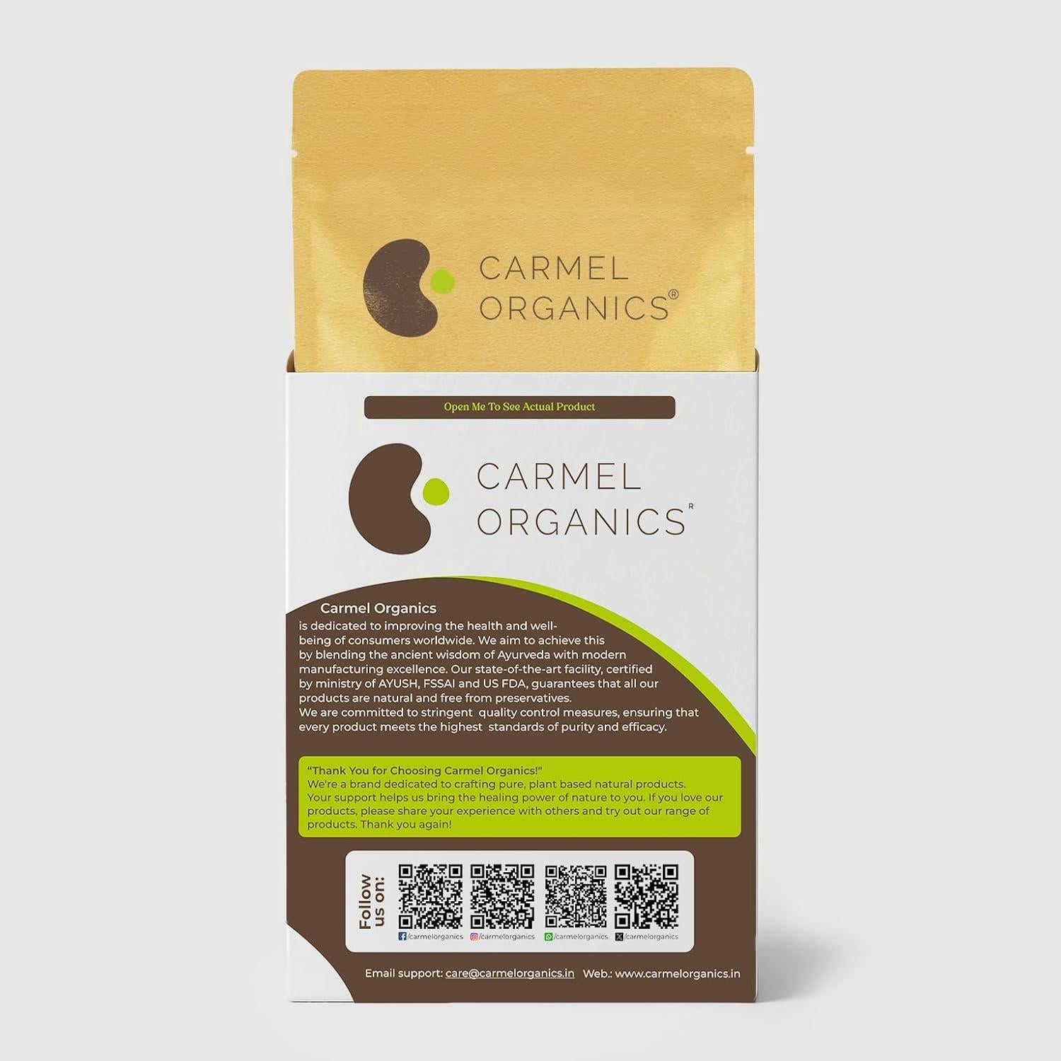 CARMEL ORGANICS Mucuna Pruriens Polvo 227g Sin GMO Kosher
