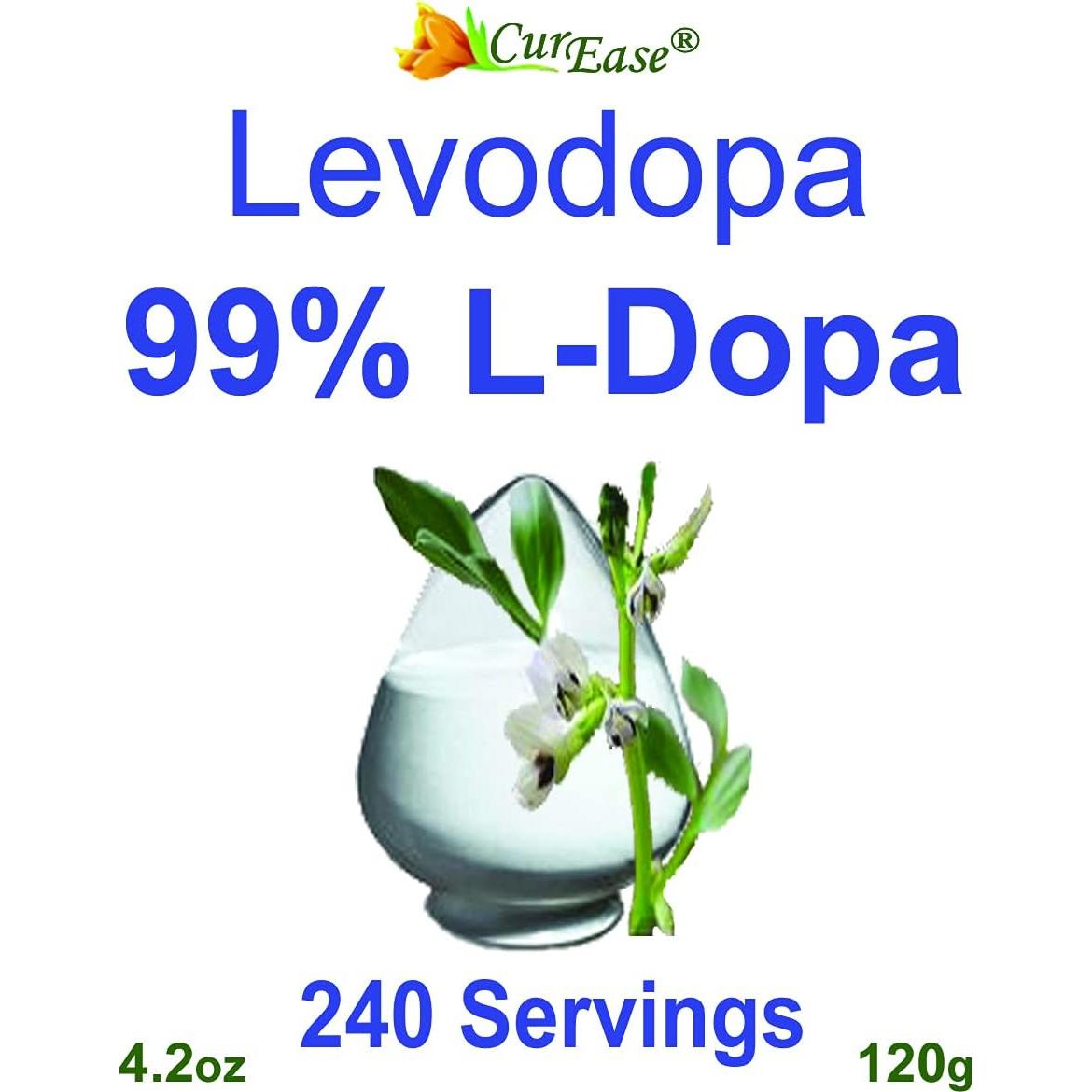 Polvo de L-Dopa 99% CurEase - Extracto Mucuna Pruriens 120g