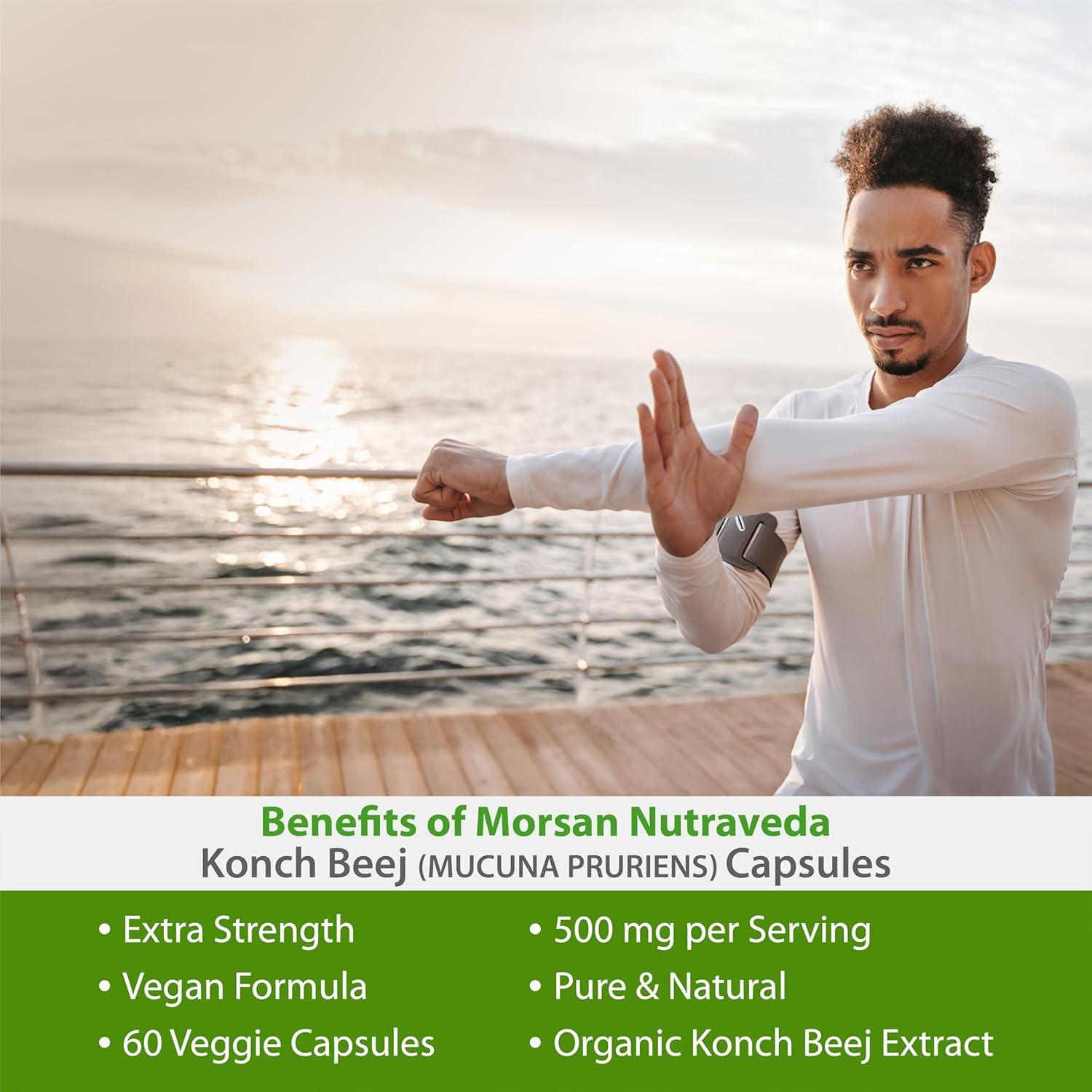 Cápsulas de Mucuna Pruriens Morsan Nutraveda 60 Veganas 500 mg