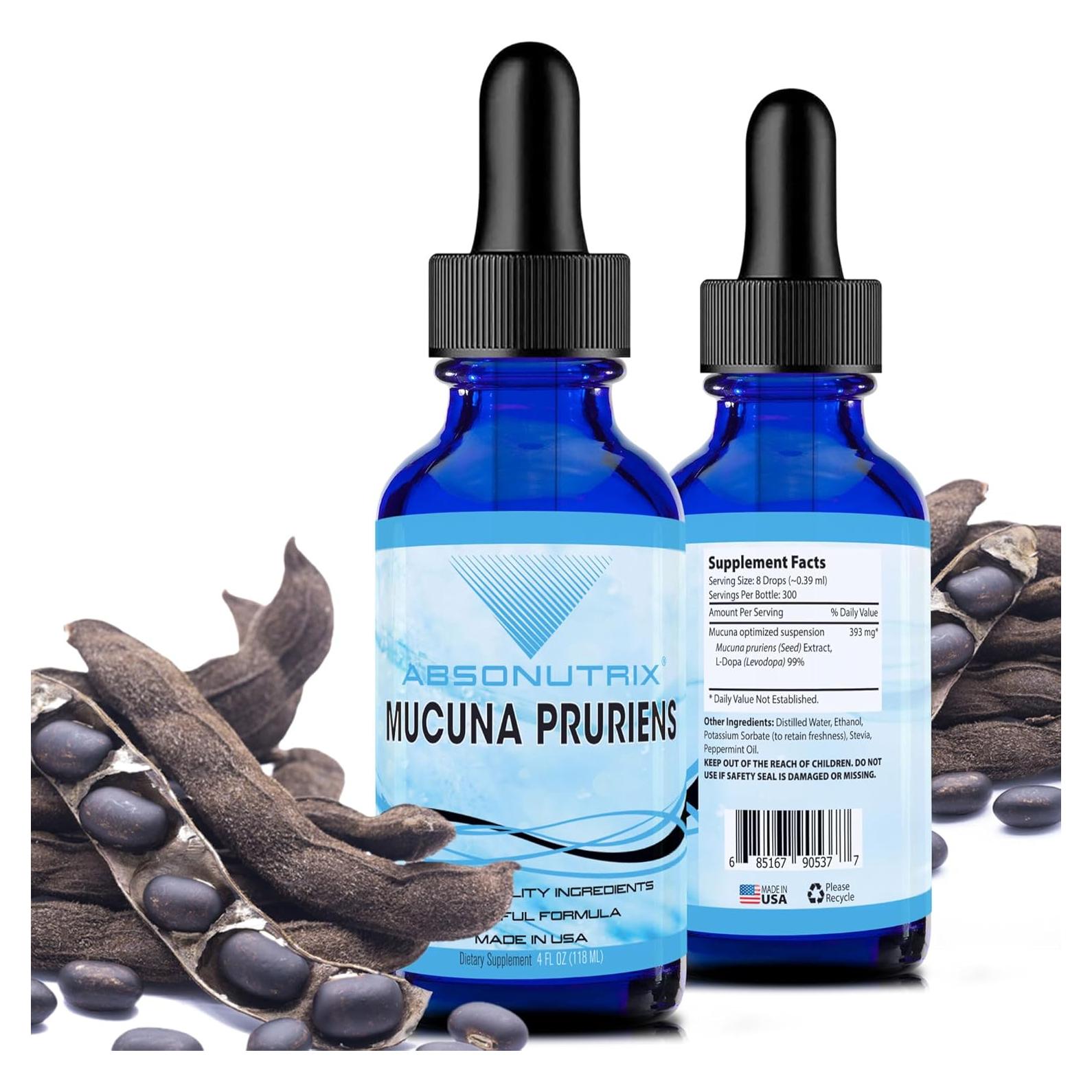 Suplemento Líquido Mucuna Pruriens Absonutrix 393mg 300 Porciones