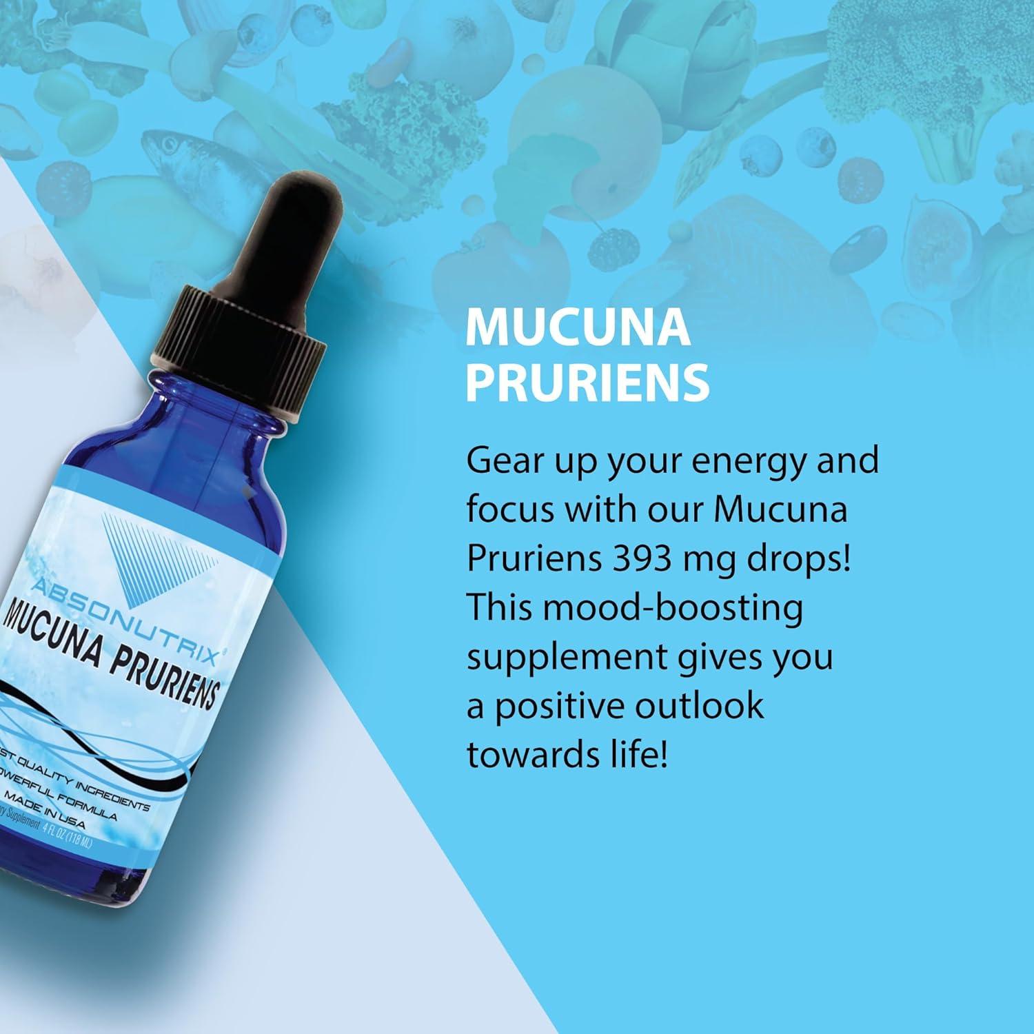 Suplemento Líquido Mucuna Pruriens Absonutrix 393mg 300 Porciones
