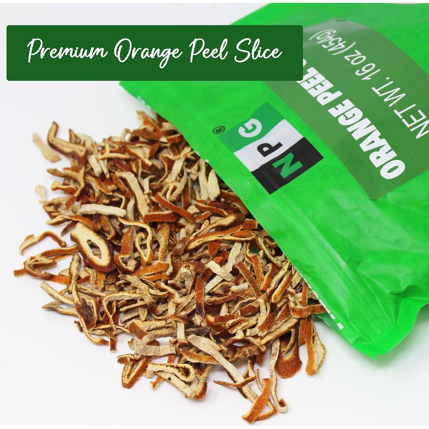 Cáscara de Mandarina Seca NPG 453.6 g - Sabor Cítrico Auténtico