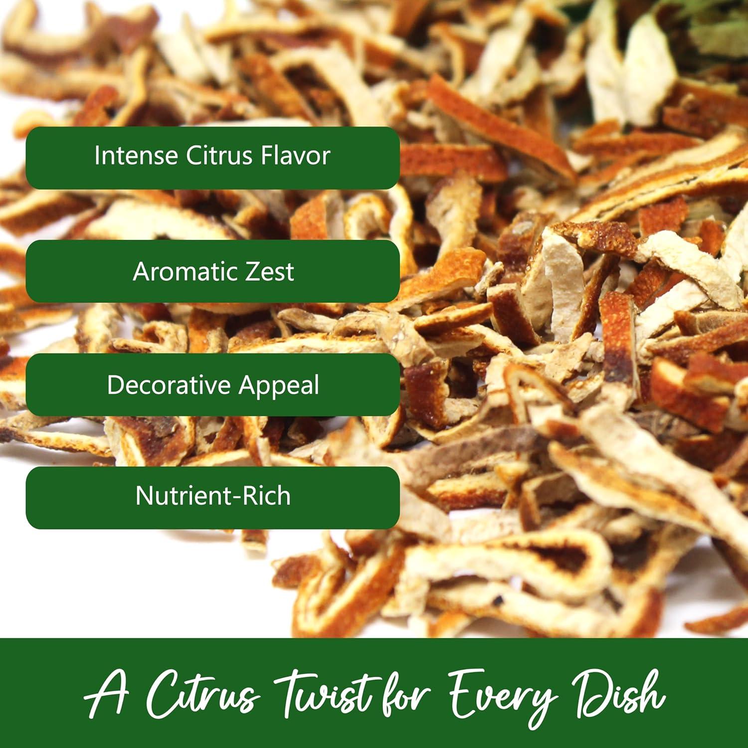 Cáscara de Mandarina Seca NPG 453.6 g - Sabor Cítrico Auténtico