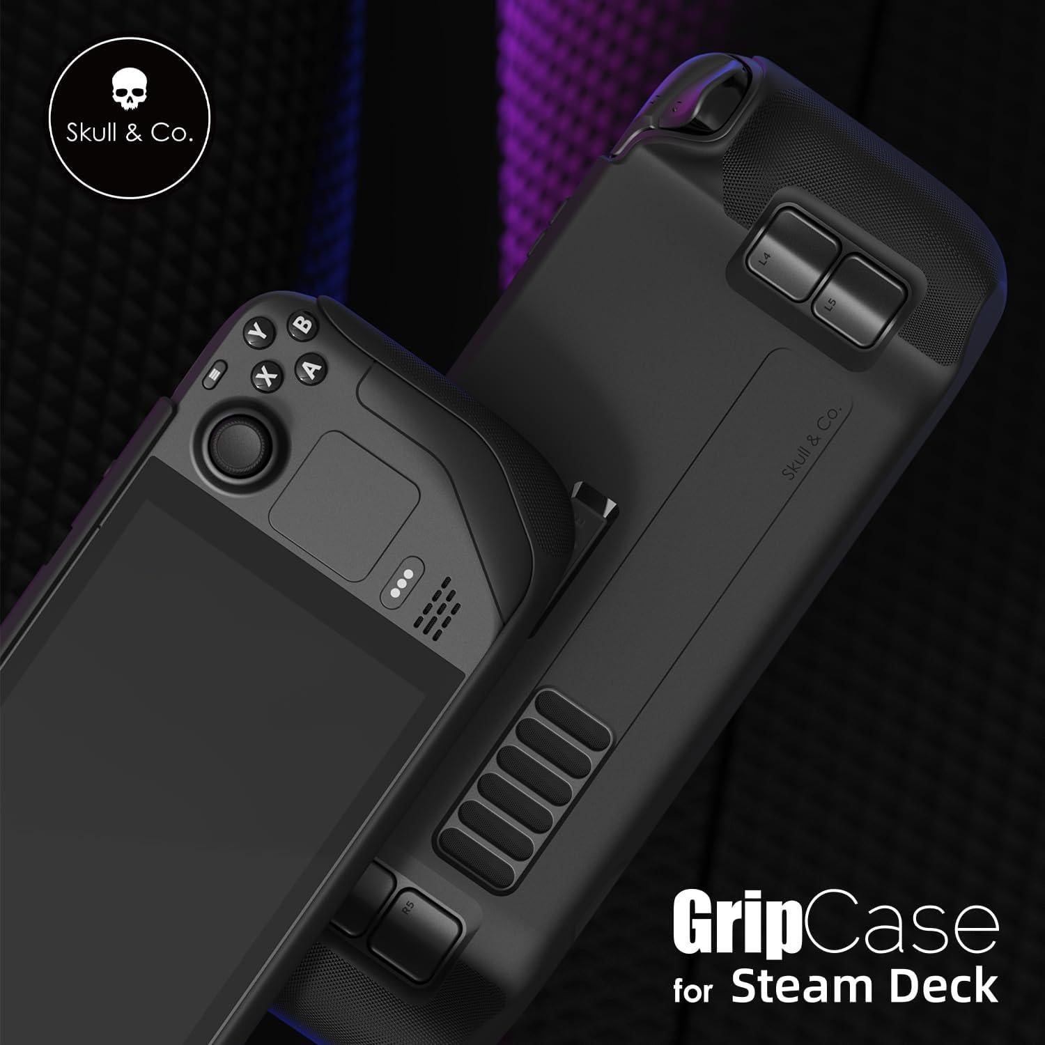Funda Protectora Skull & Co. GripCase SD para Steam Deck