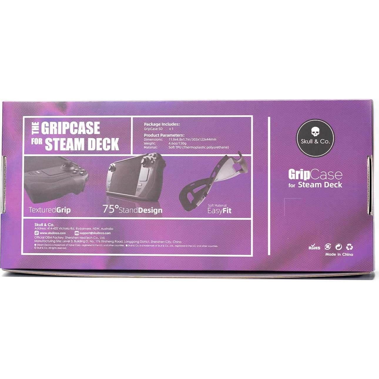 Funda Protectora Skull & Co. GripCase SD para Steam Deck