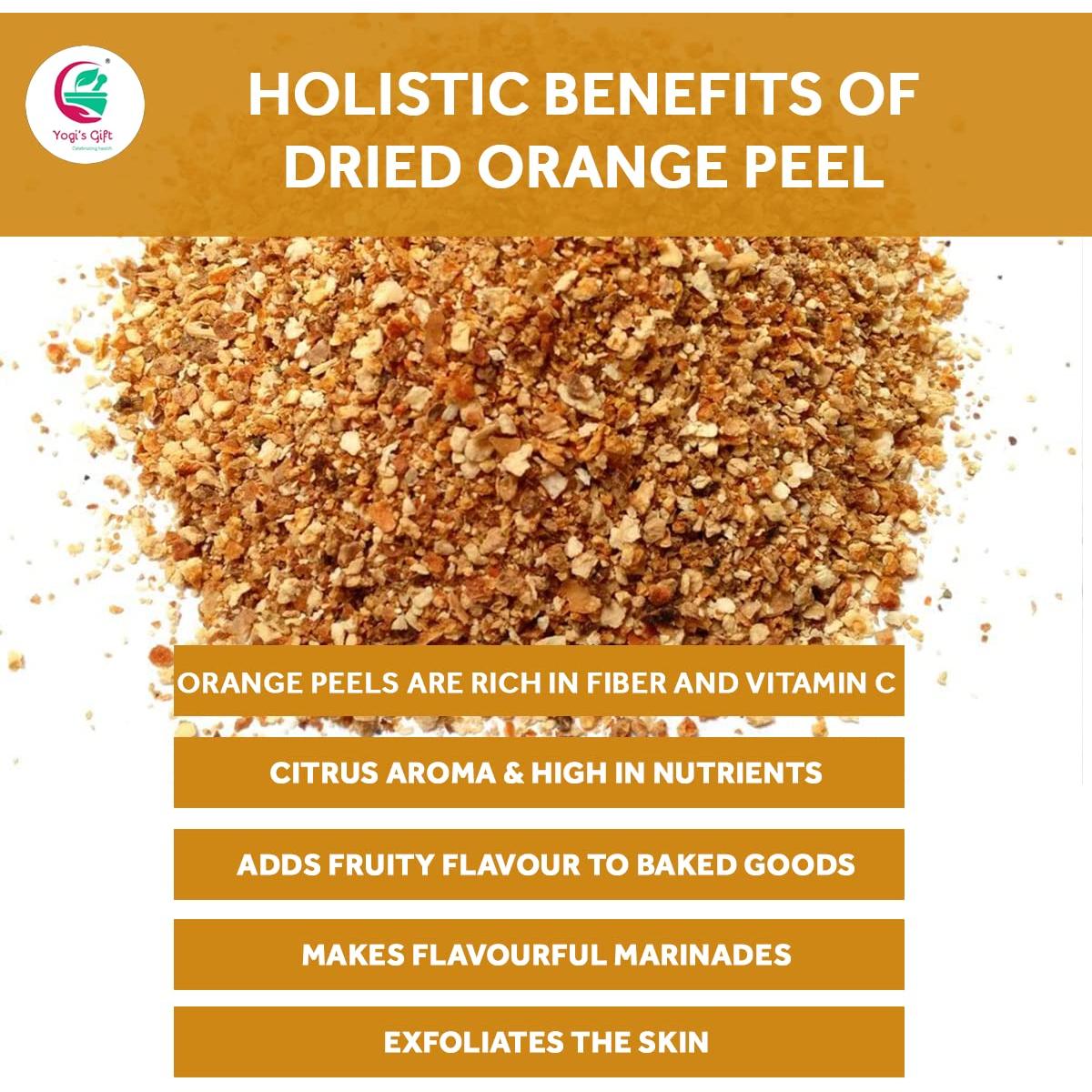 Cáscara de Naranja Seca 453g Yogi's Gift - Aroma y Sabor Cítrico