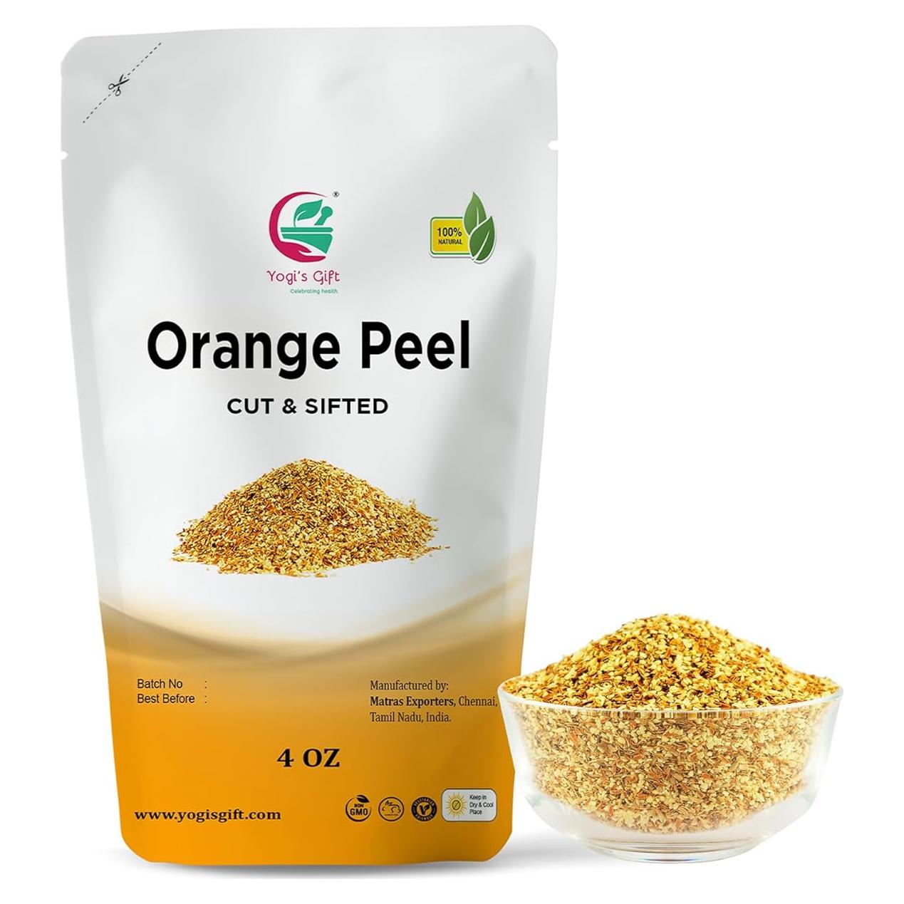 Cáscara de Naranja Seca 113 g Yogi's Gift - Aromática y Versátil