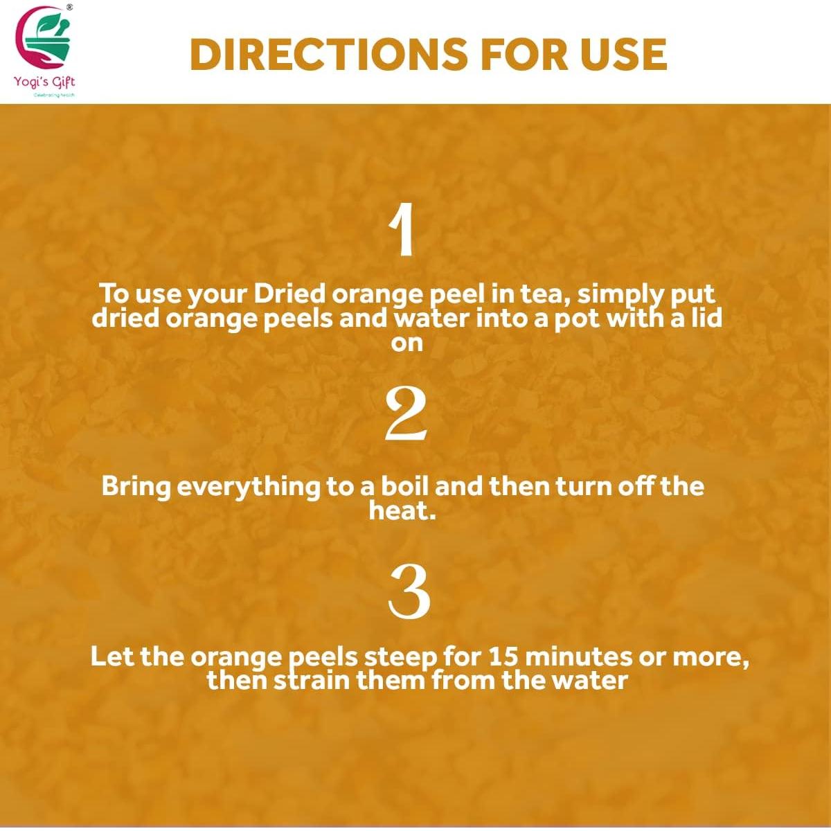 Cáscara de Naranja Seca 113 g Yogi's Gift - Aromática y Versátil