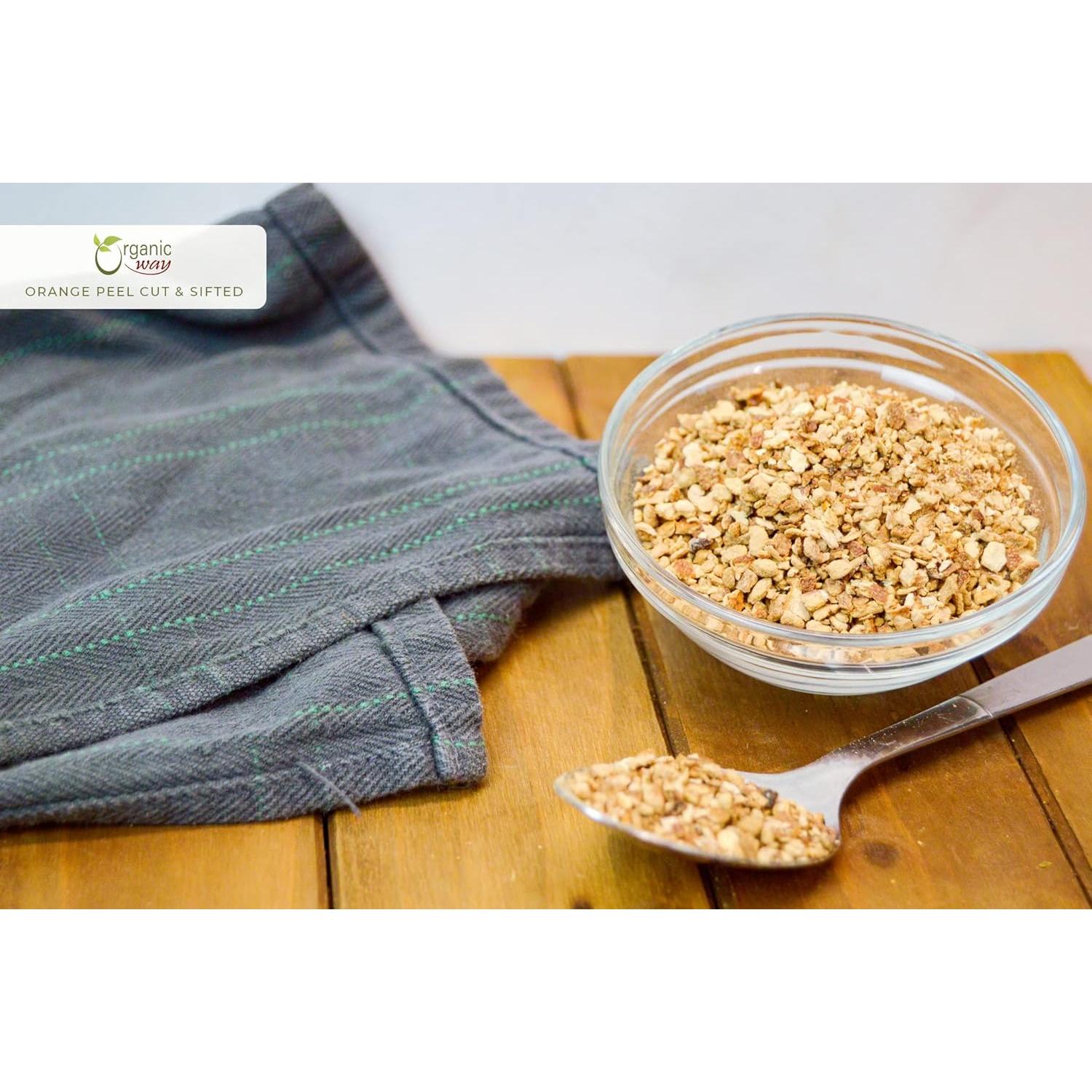 Cáscara de Naranja Seca Orgánica Organic Way 0.45 kg - Vegano