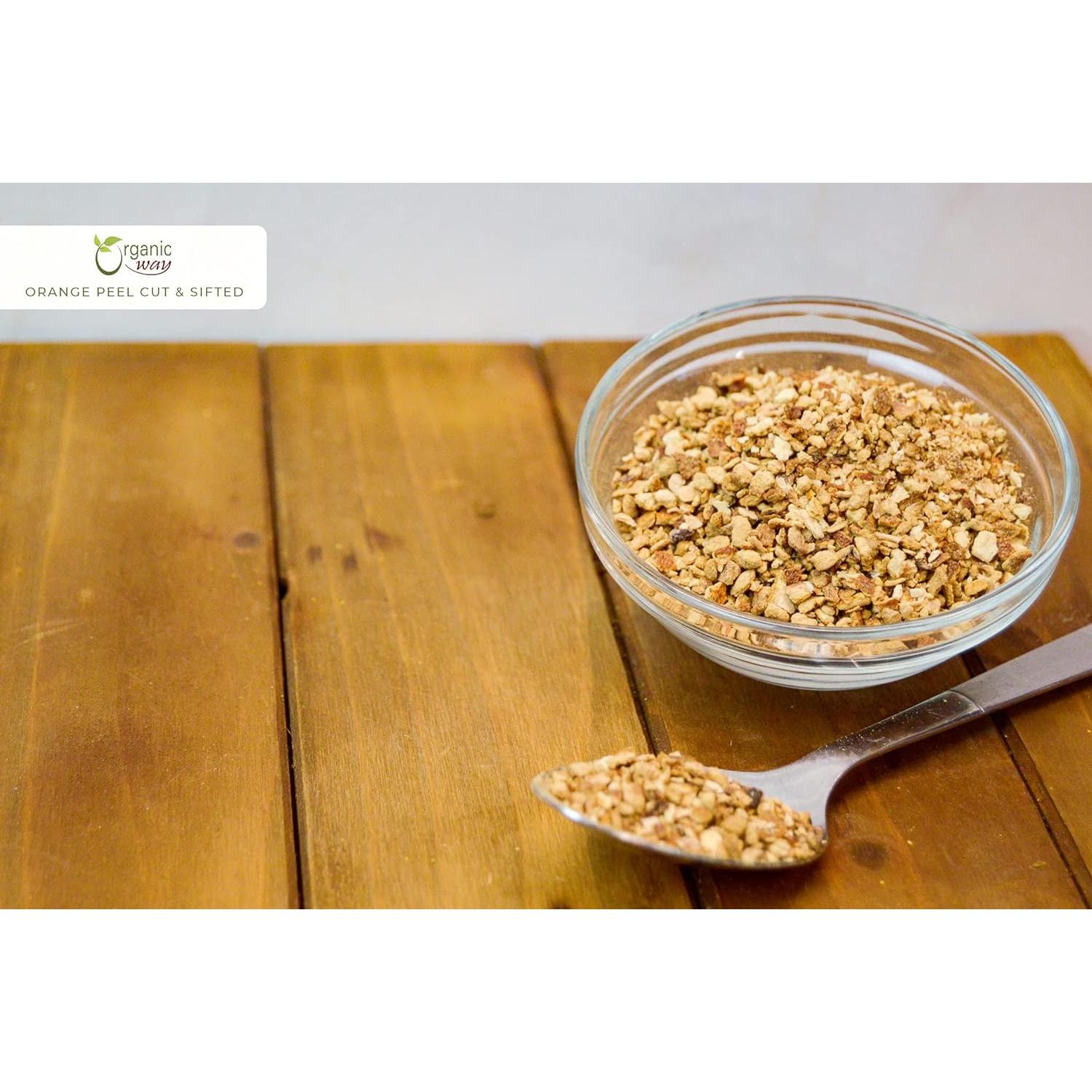 Cáscara de Naranja Seca Orgánica Organic Way 0.45 kg - Vegano