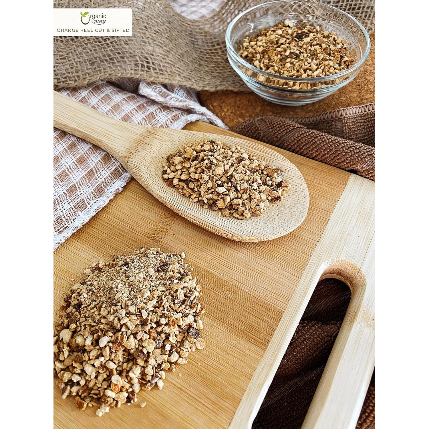 Cáscara de Naranja Seca Orgánica Organic Way 0.45 kg - Vegano