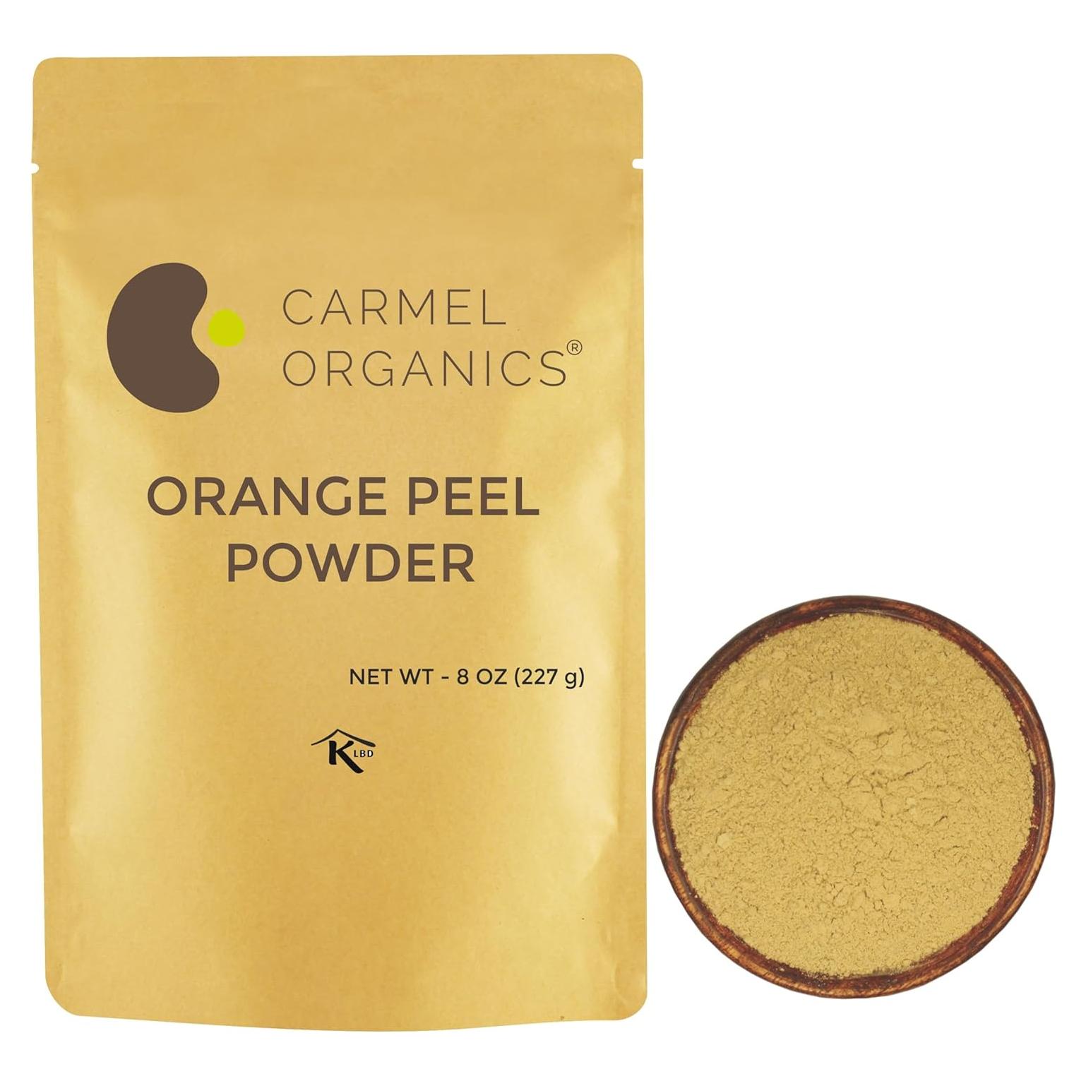 Polvo de Cáscara de Naranja 227g Carmel Organics Natural