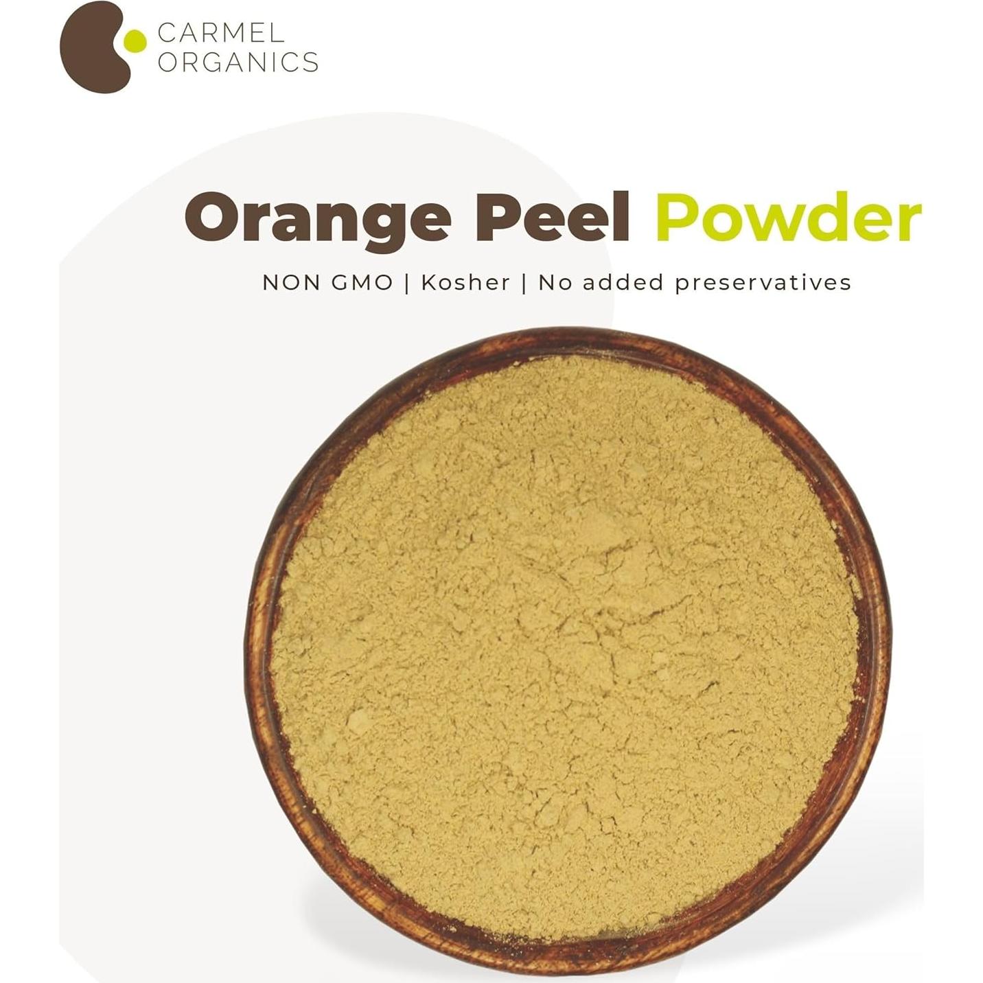 Polvo de Cáscara de Naranja 227g Carmel Organics Natural