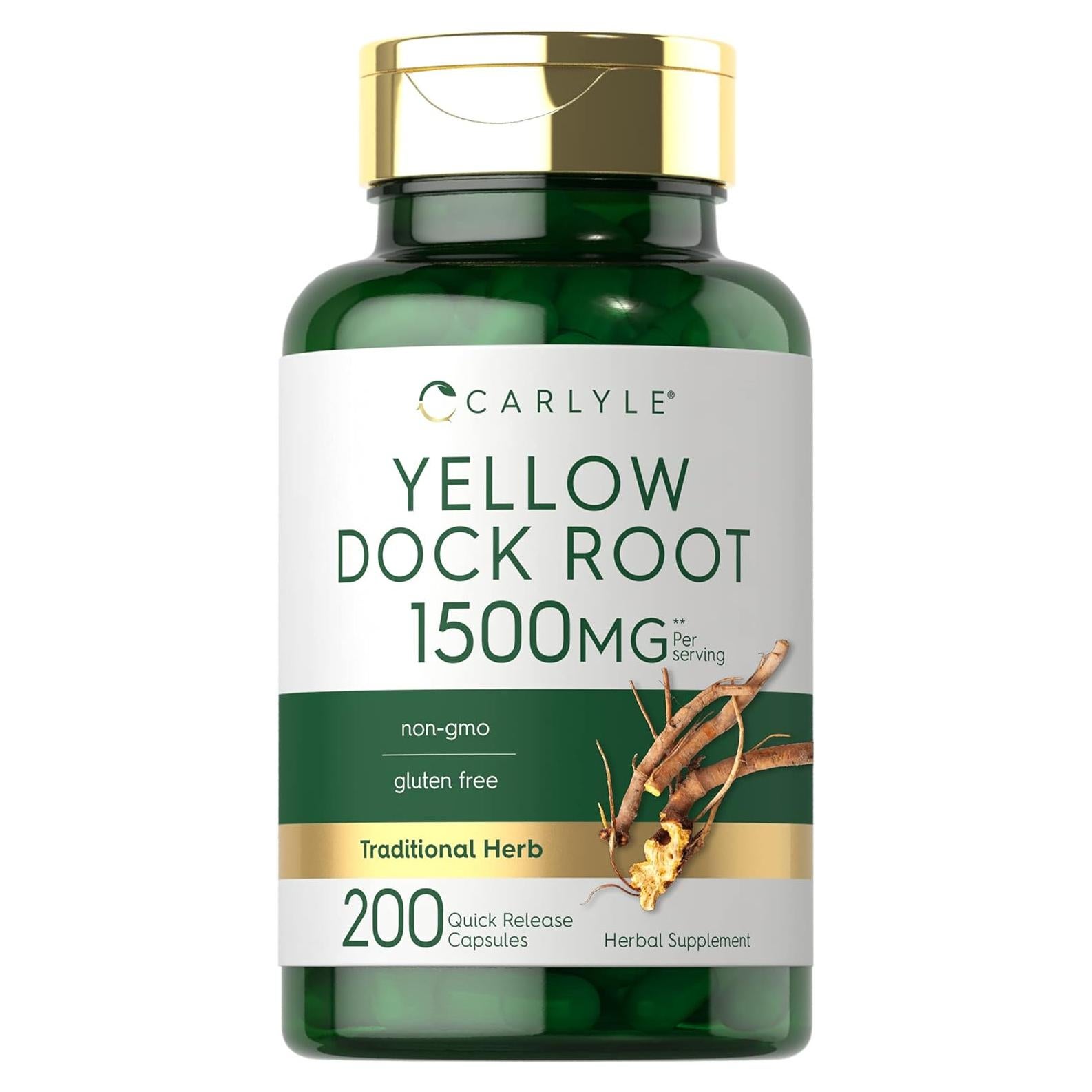 Cápsulas de Diente de León Amarillo Carlyle 1500mg - 200 Unidades