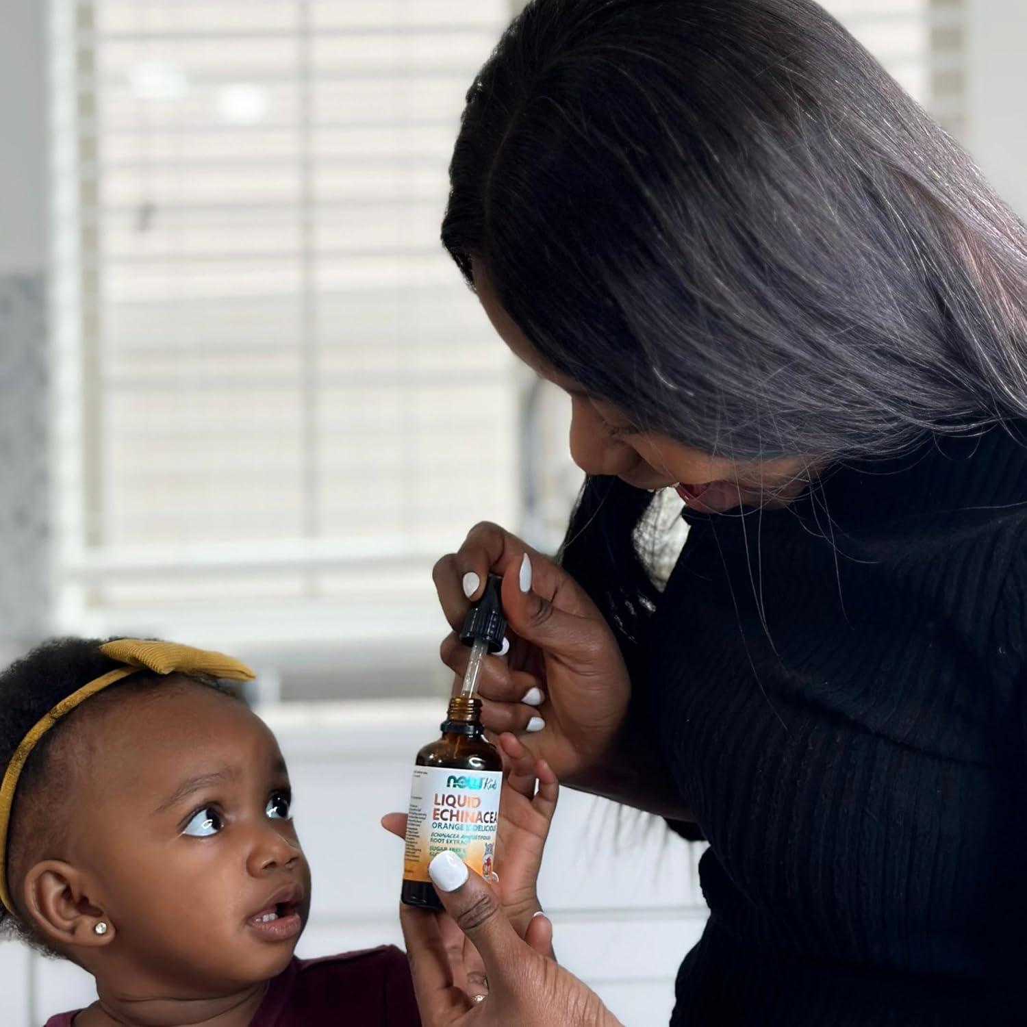 Echinacea Líquida para Niños NOW Foods 60 ml Sin Alcohol