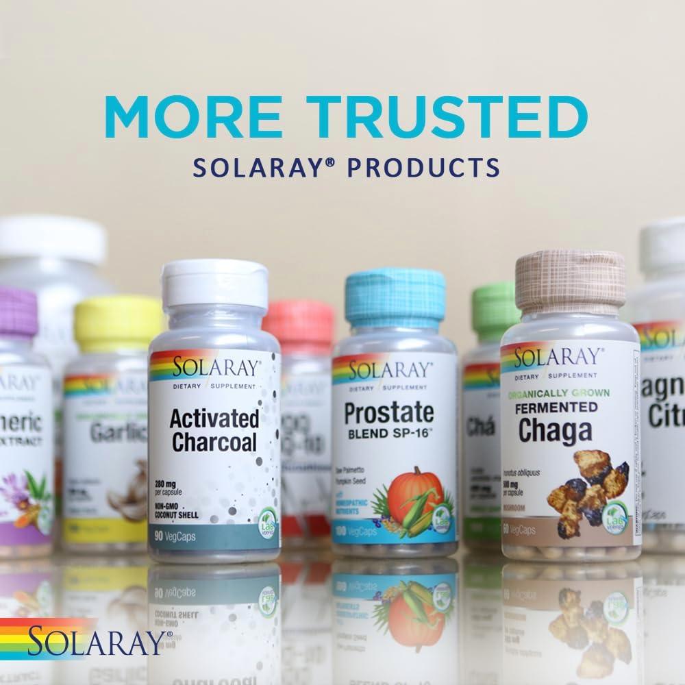 Suplemento Inmunológico Solaray 500mg Echinacea y Sello de Oro