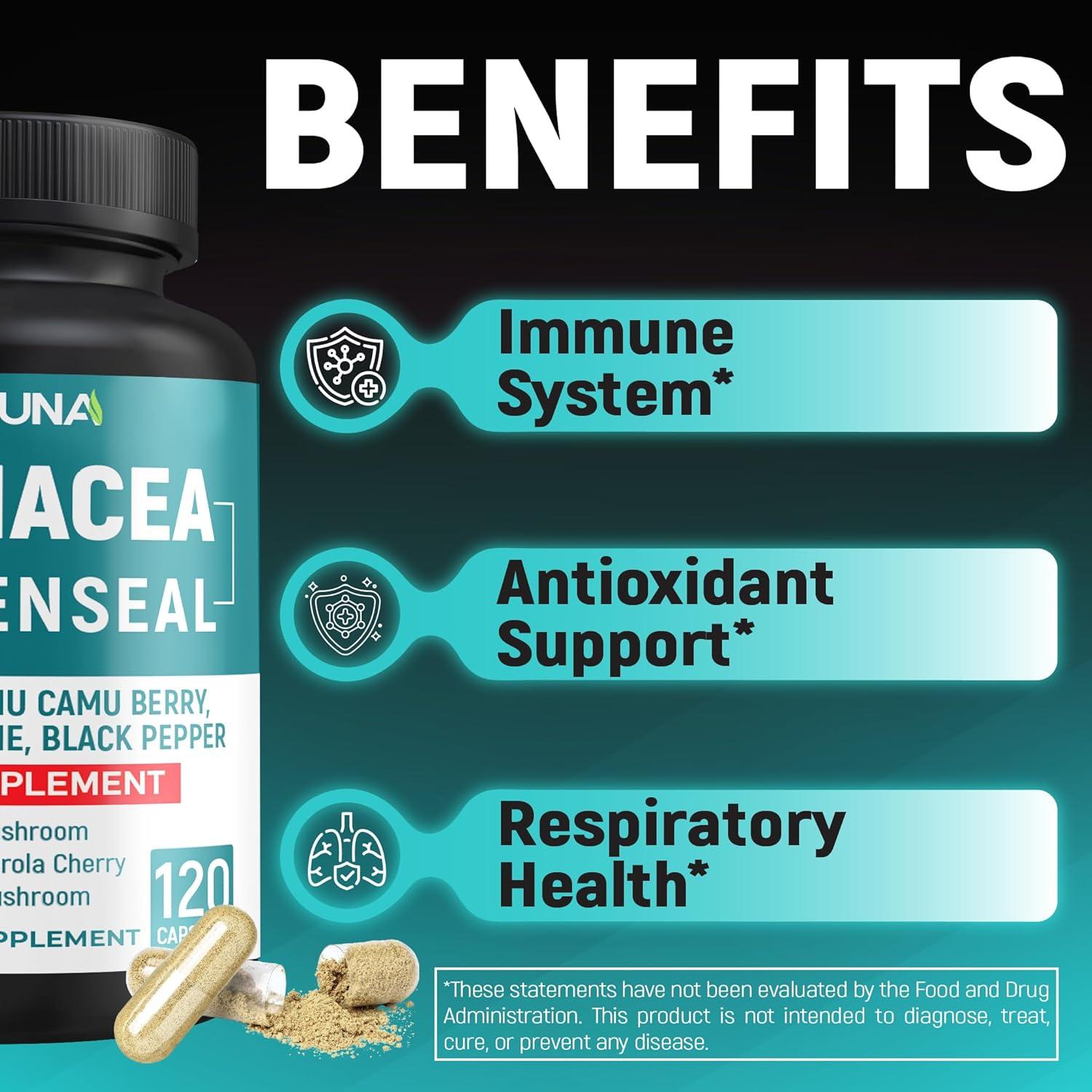 Cápsulas de Equinácea CIVIMUNA - 120 Unidades, 4 Meses Suministro