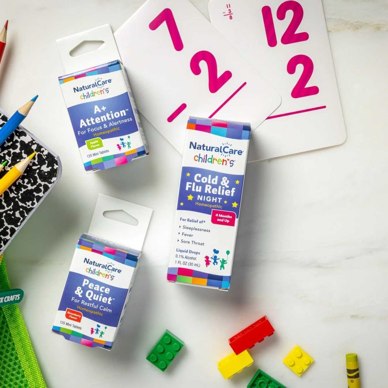 NaturalCare Alivio Nocturno para Resfriado y Gripe Niños 29.57 ml