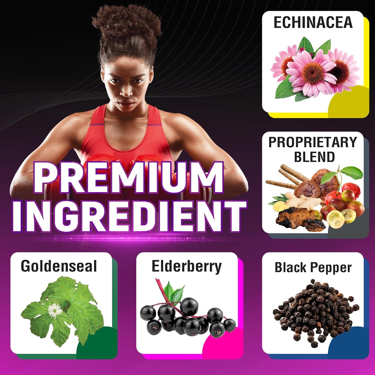 Cápsulas de Echinacea CIVIMUNA - 120 Cápsulas para 4 Meses