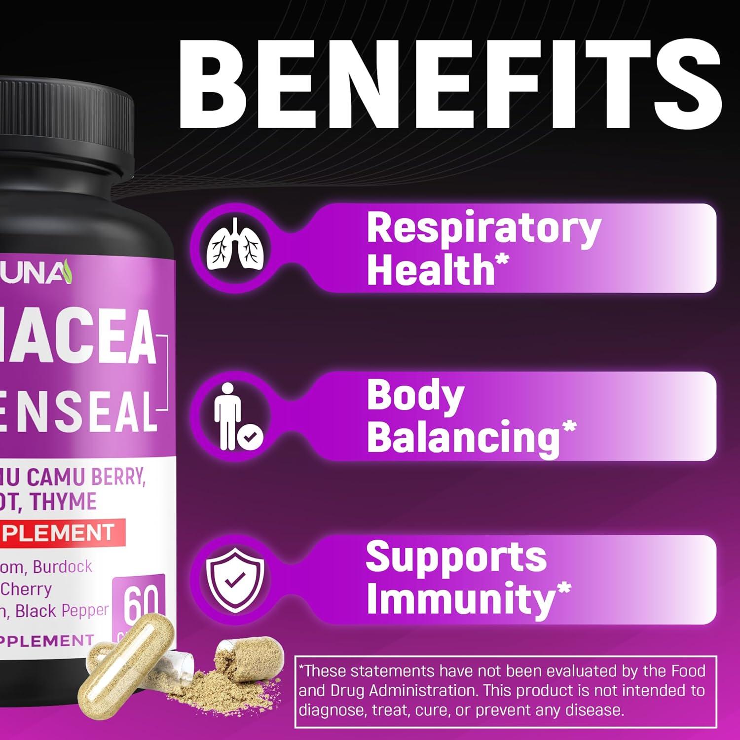 Cápsulas de Echinacea CIVIMUNA - 120 Cápsulas para 4 Meses